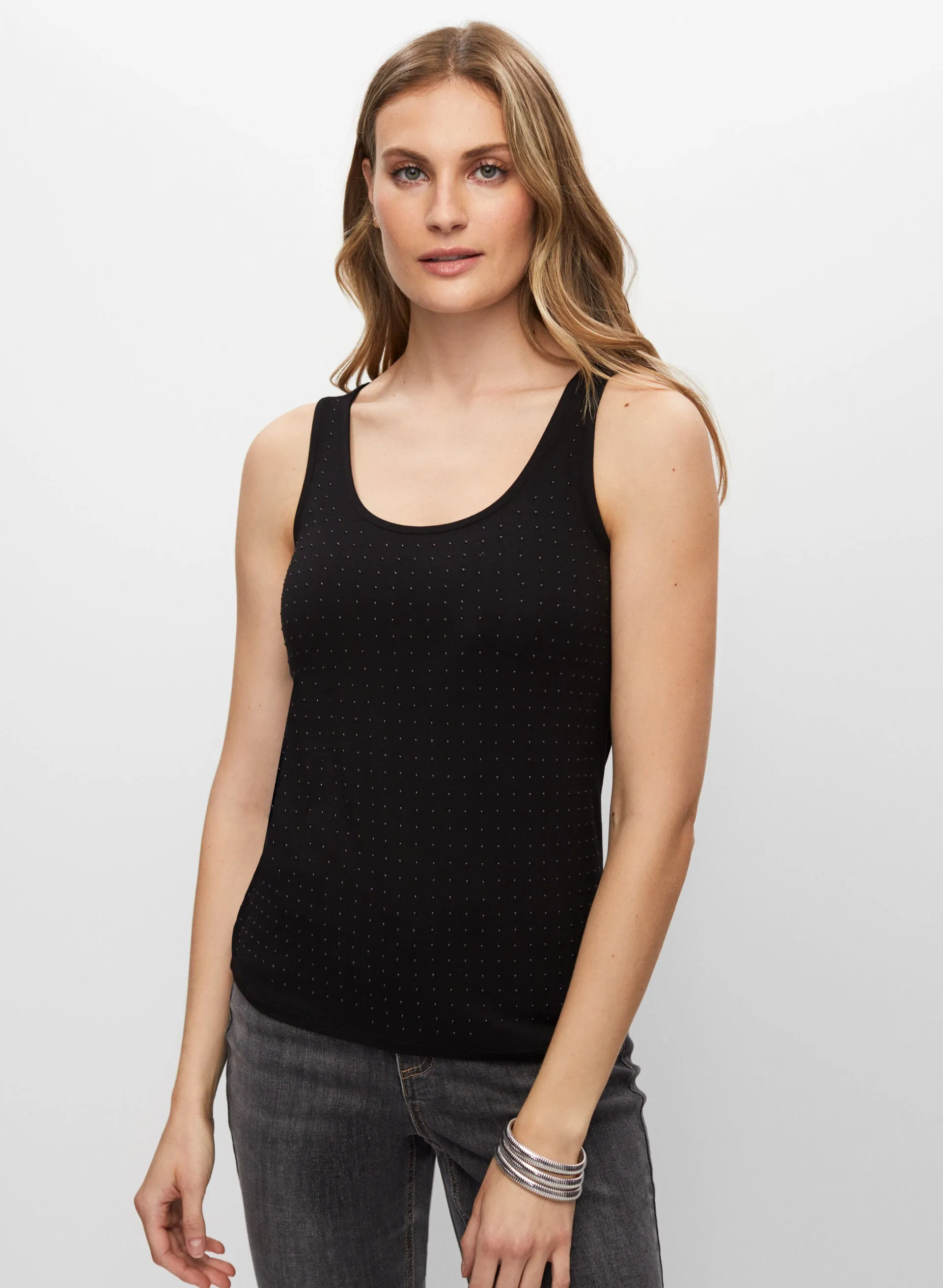 Pearl Detail Tank Top sold by Melanie Lyne product image thumbnail 2