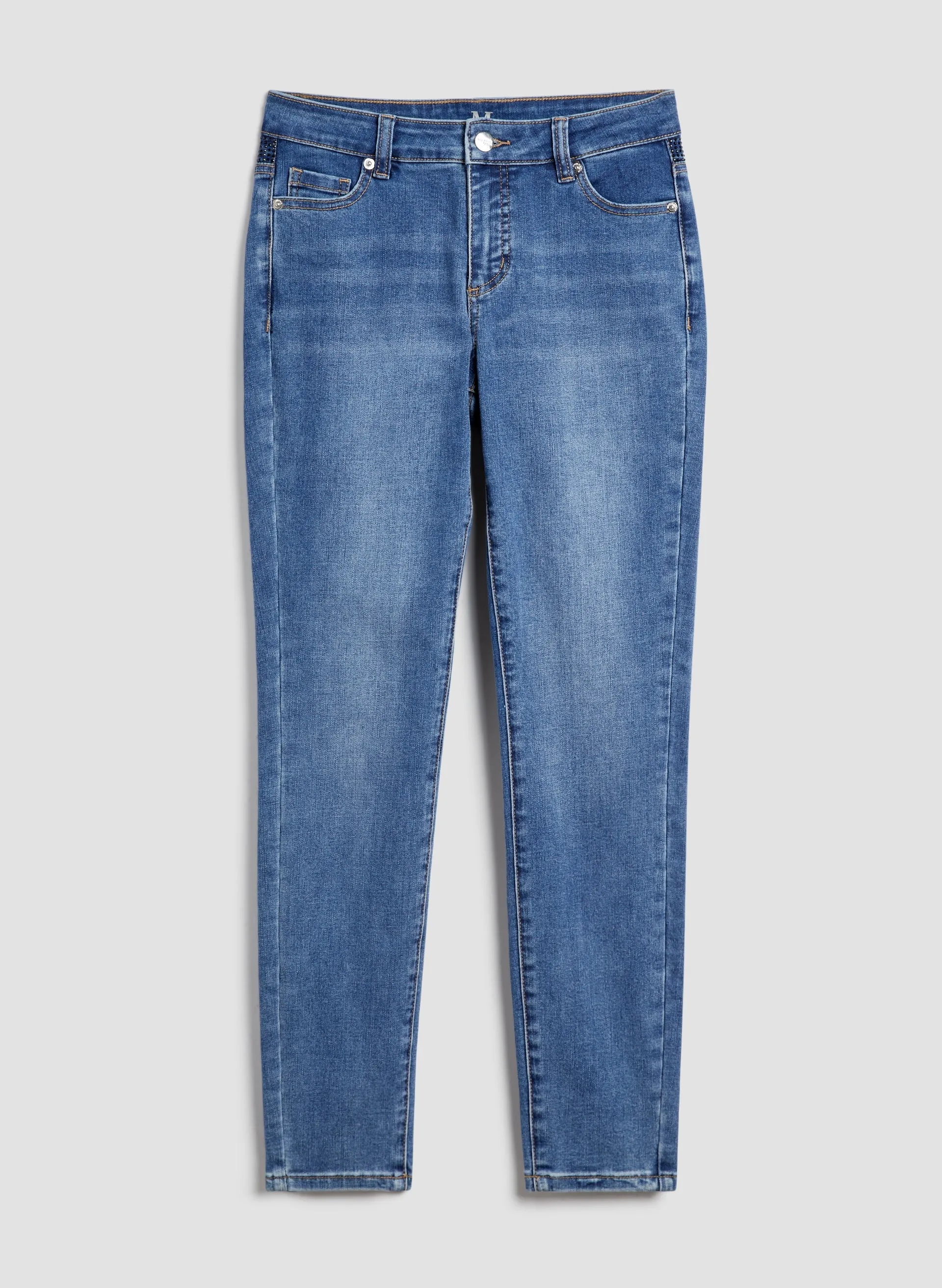 Rhinestone Detail Slim Leg Jeans sold by Melanie Lyne product image thumbnail 5