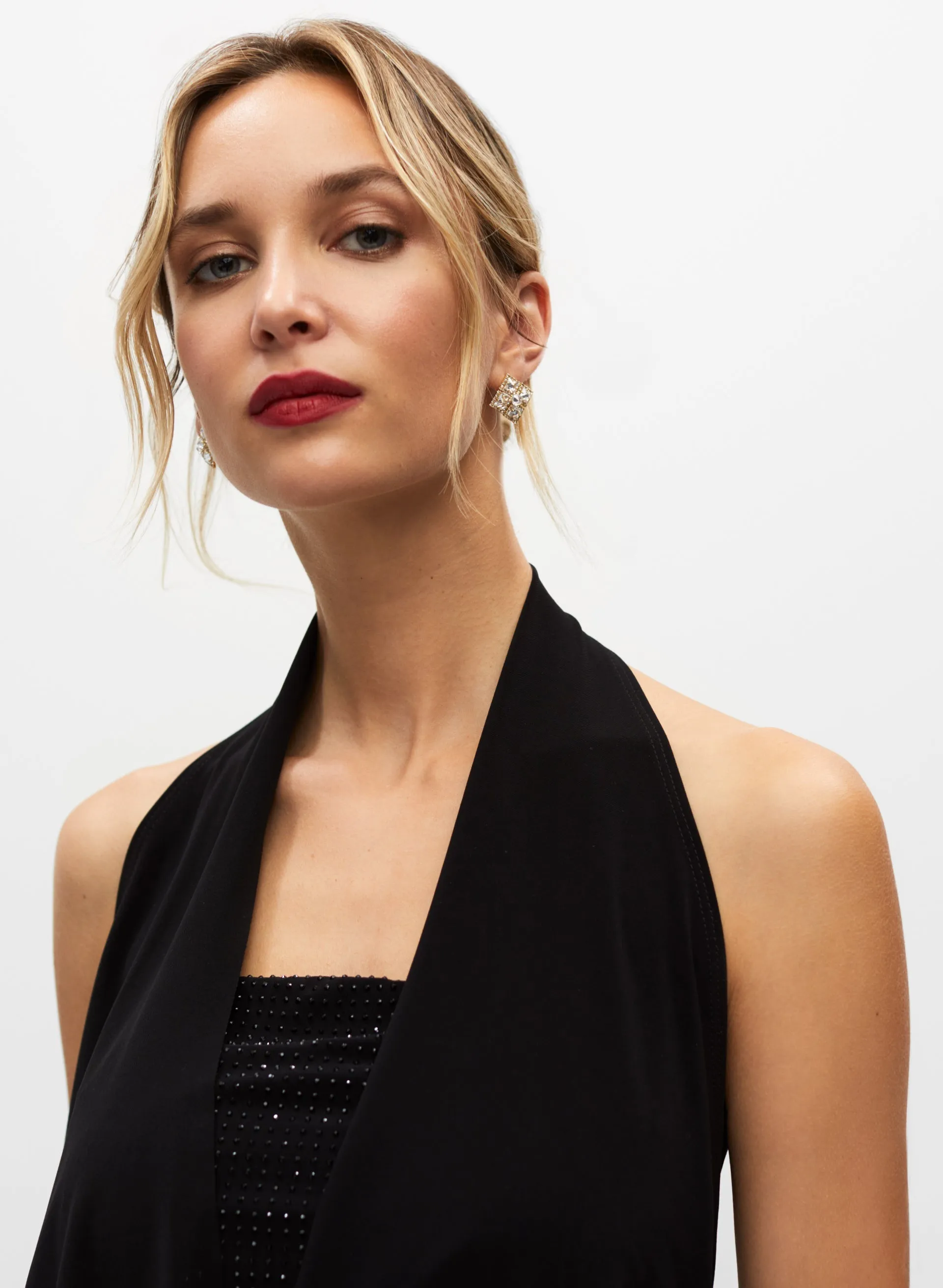 Stud Detail Wide Leg Jumpsuit sold by Melanie Lyne product image thumbnail 4