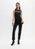 Rhinestone Sheer Detail Tank Top sold by Melanie Lyne