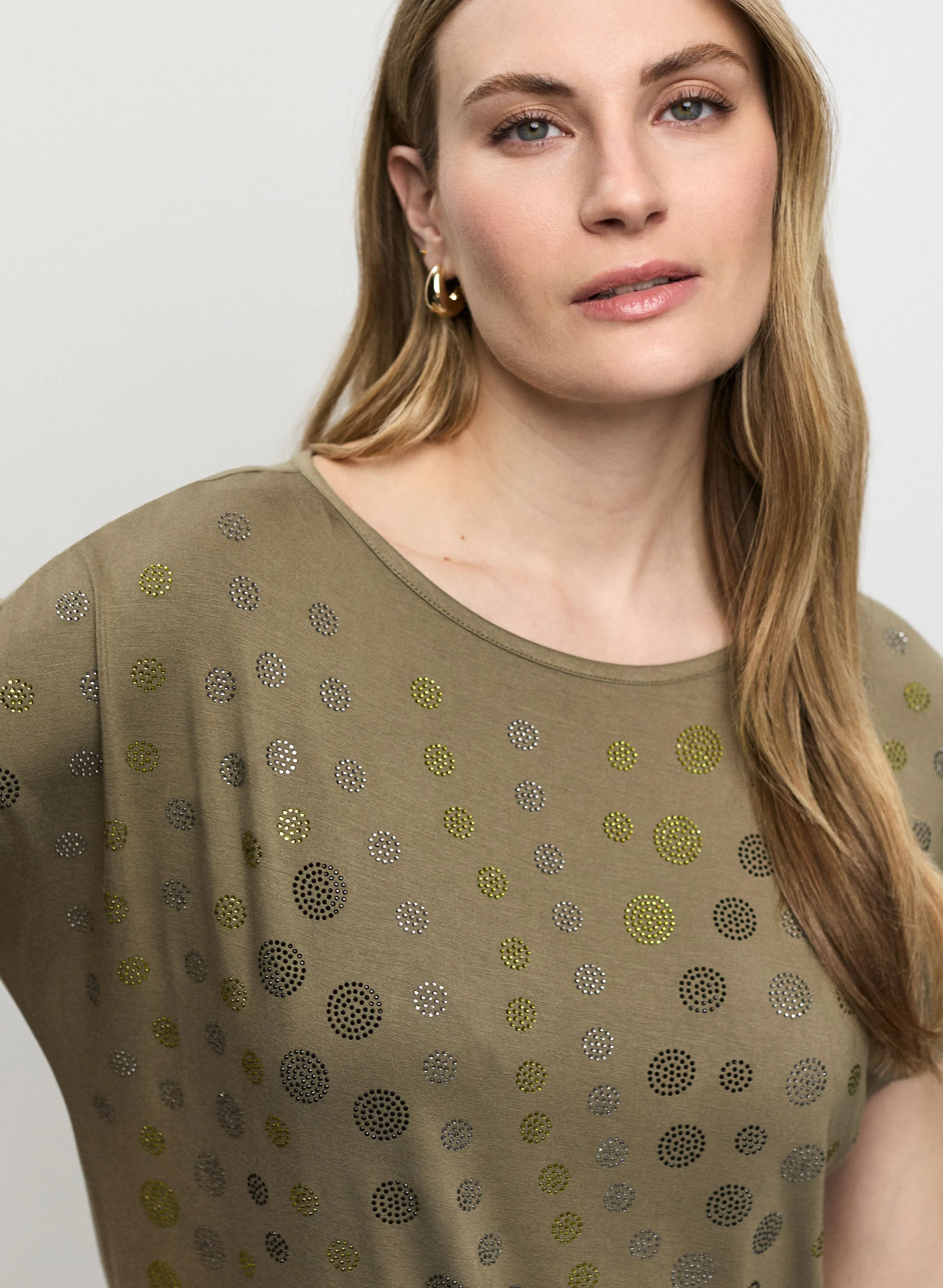 Polka Dot T-Shirt sold by Melanie Lyne product image thumbnail 2