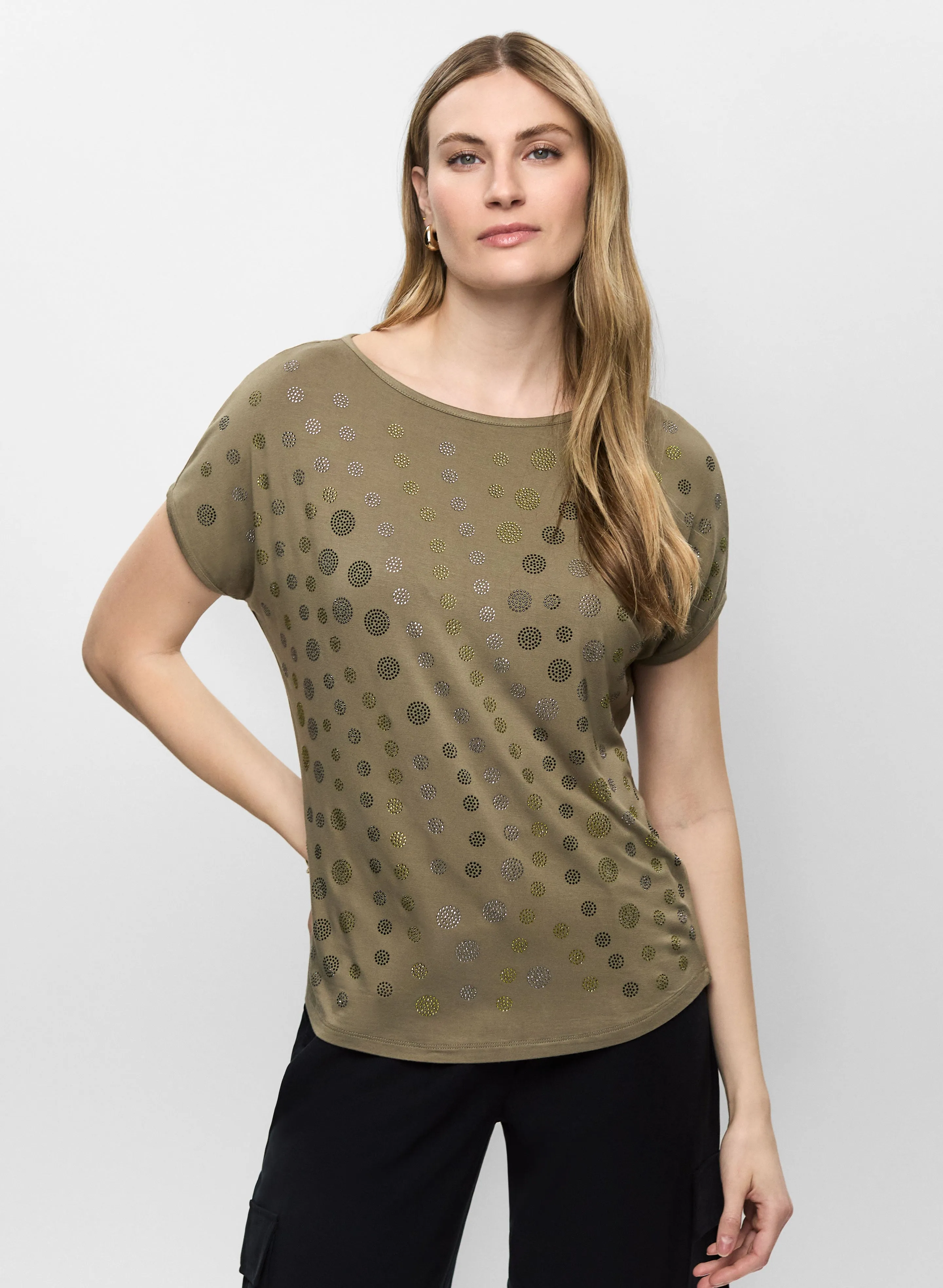 Polka Dot T-Shirt sold by Melanie Lyne product image thumbnail 5