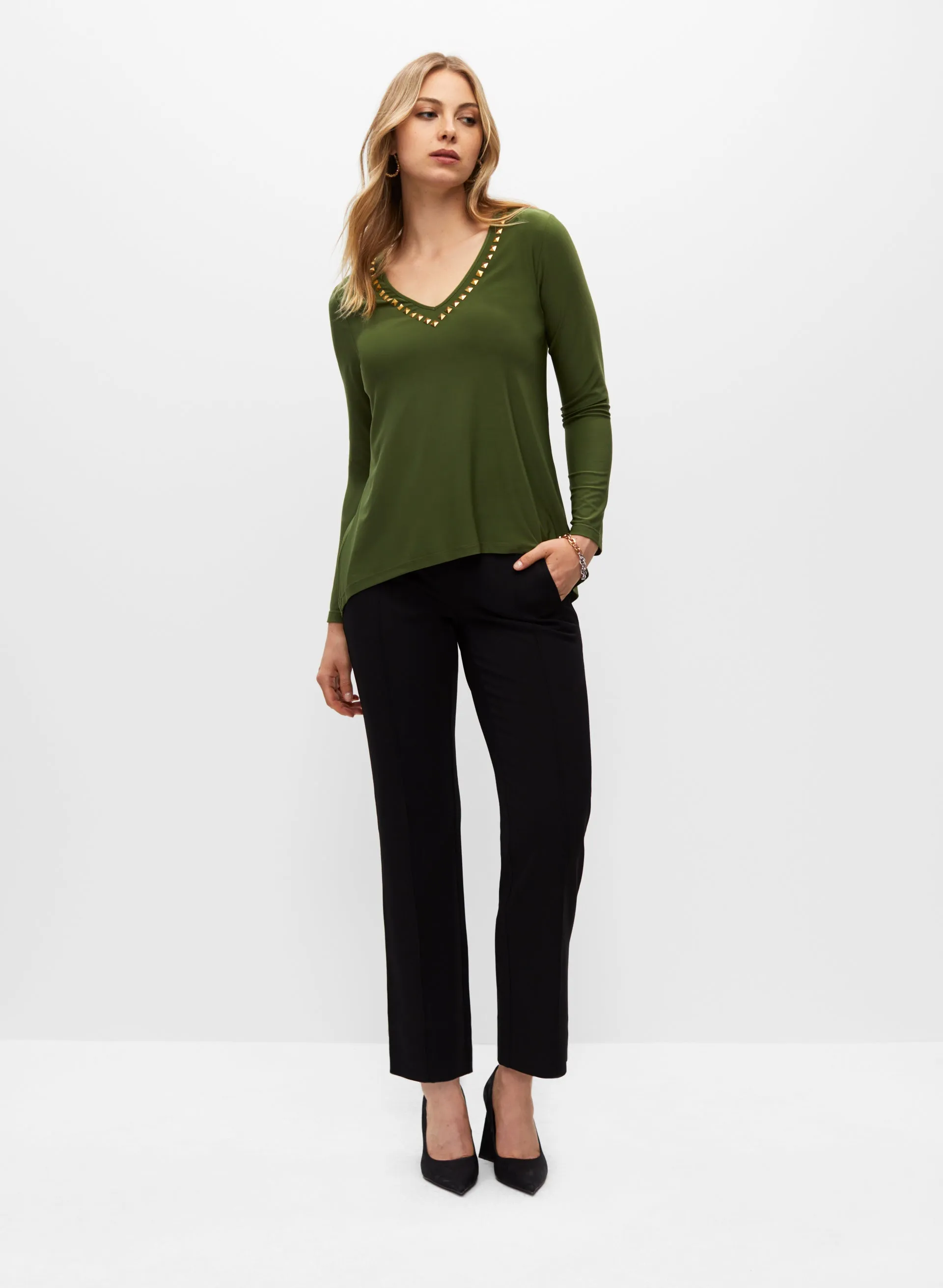 Stud Detail Tunic sold by Melanie Lyne