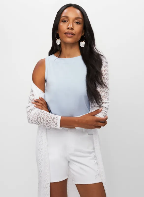 Sleeveless Boat Neck Top sold by Melanie Lyne