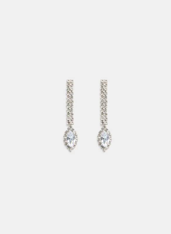Cubic Zirconia Drop Earrings sold by Melanie Lyne