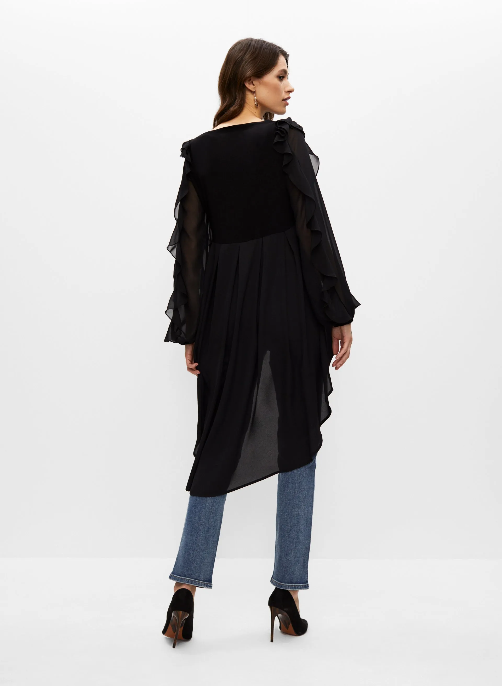 Ruffle Detail Tunic sold by Melanie Lyne product image thumbnail 4