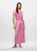 Frilled Sleeveless Eyelet Blouse & Linen Cropped Pants sold by Melanie Lyne