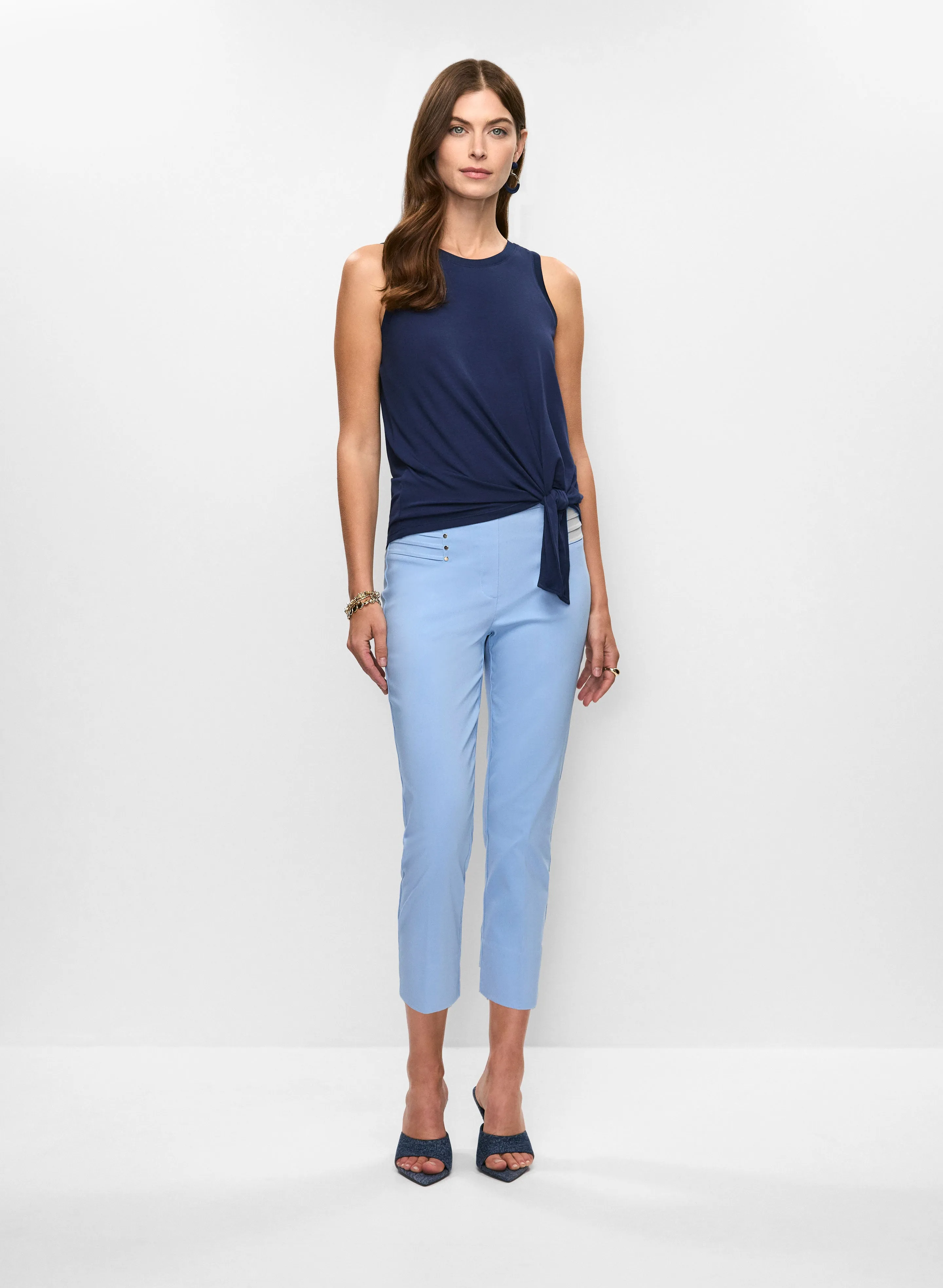 Essential Tie Hem Tank Top sold by Melanie Lyne product image thumbnail 3