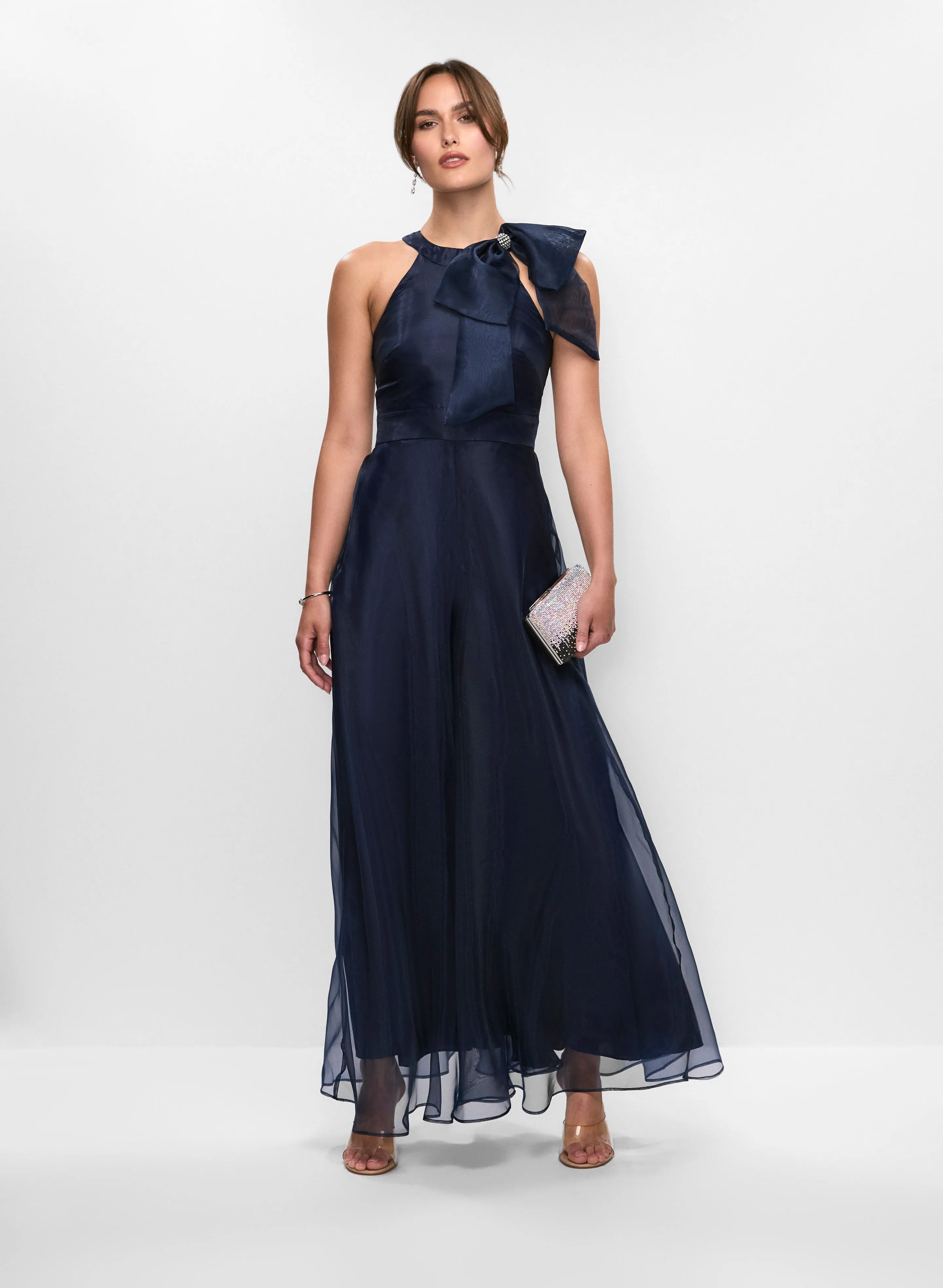 Organza Wide Leg Jumpsuit sold by Melanie Lyne