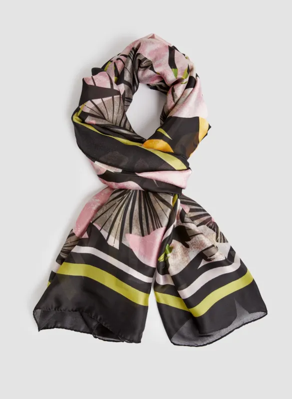 Tropical Print Scarf sold by Melanie Lyne