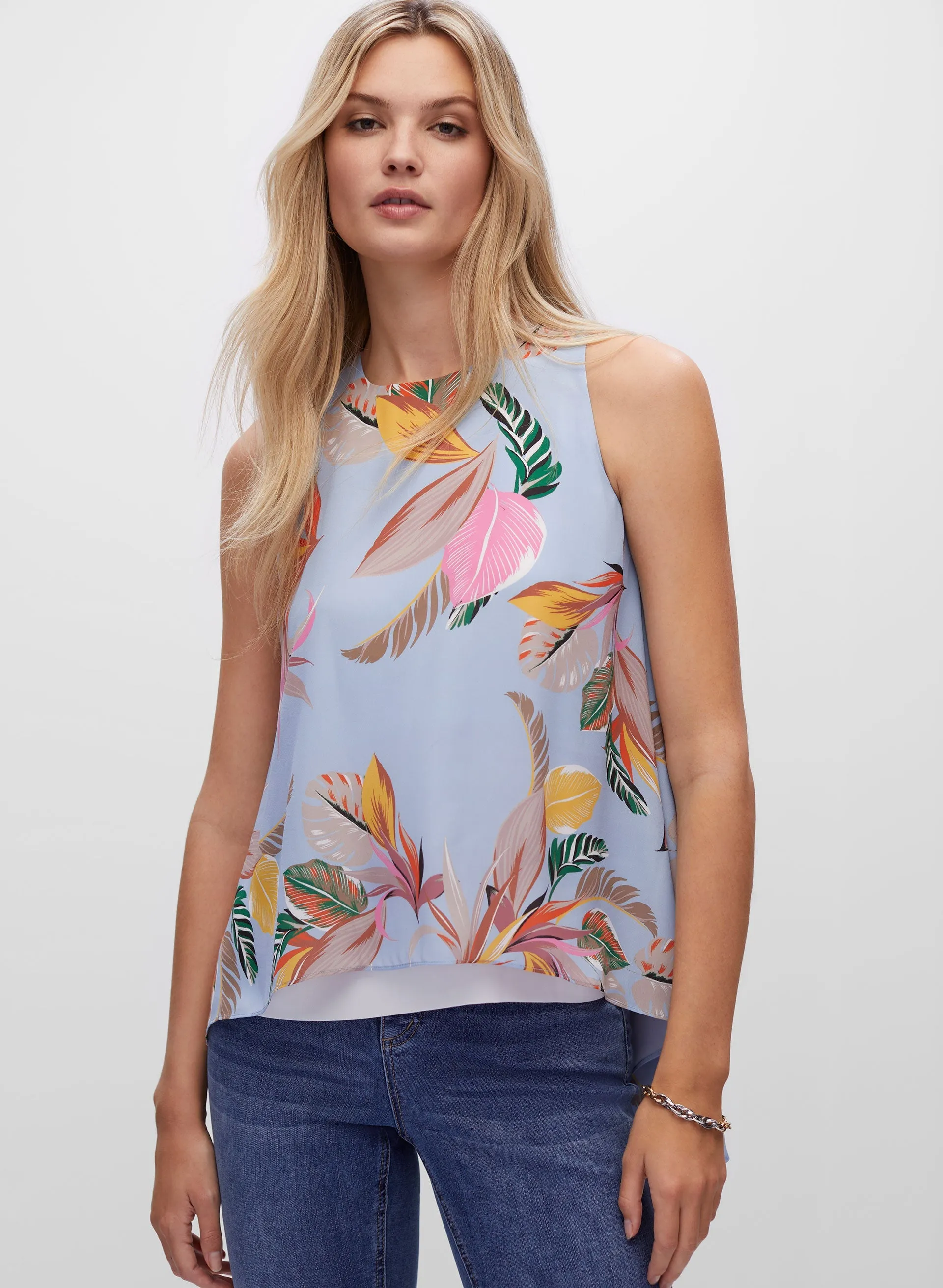Palm Leaf Print Top sold by Melanie Lyne product image thumbnail 2