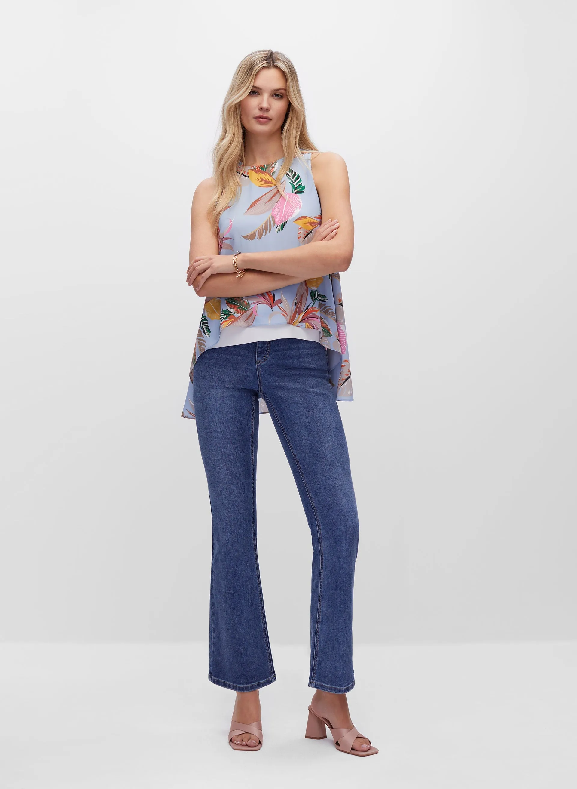 Palm Leaf Print Top sold by Melanie Lyne