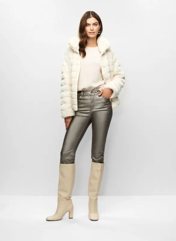 Short Coat & Coated Jeans sold by Melanie Lyne