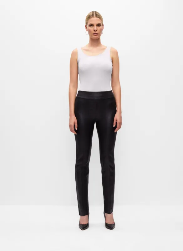 Madison Crocodile Print Pull-On Pants sold by Melanie Lyne