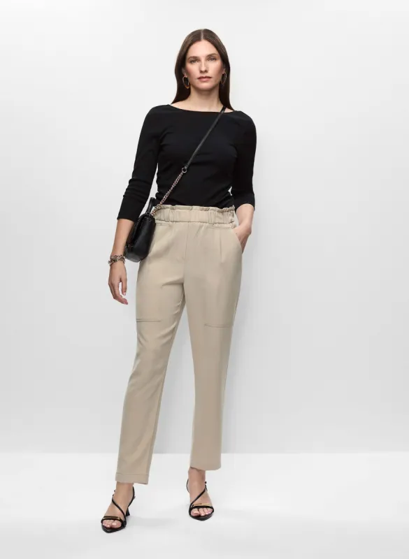 Low Back Ballerina Tee & Ruffle Waist Pull-On Pants sold by Melanie Lyne