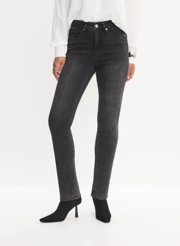 Rhinestone Detail Slim Leg Jeans sold by Melanie Lyne