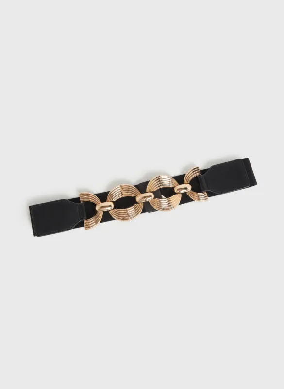Textured Round Link Elastic Belt sold by Melanie Lyne