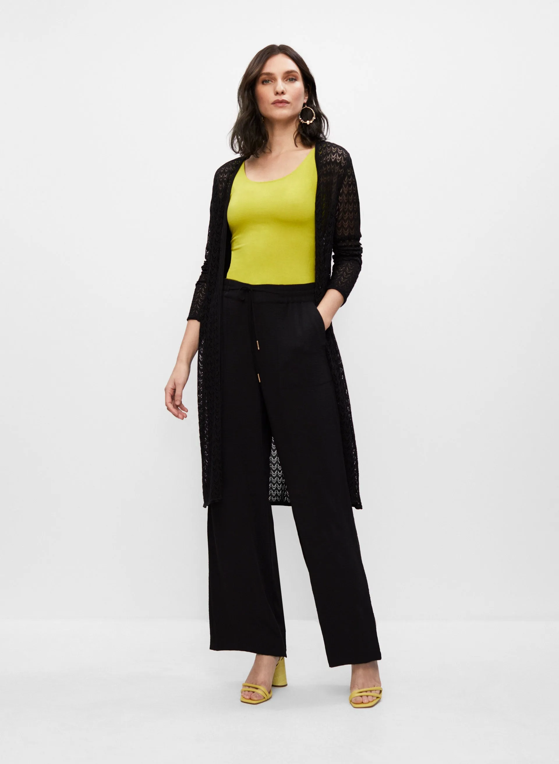 Open Front Cardigan Tunic sold by Melanie Lyne product image thumbnail 3