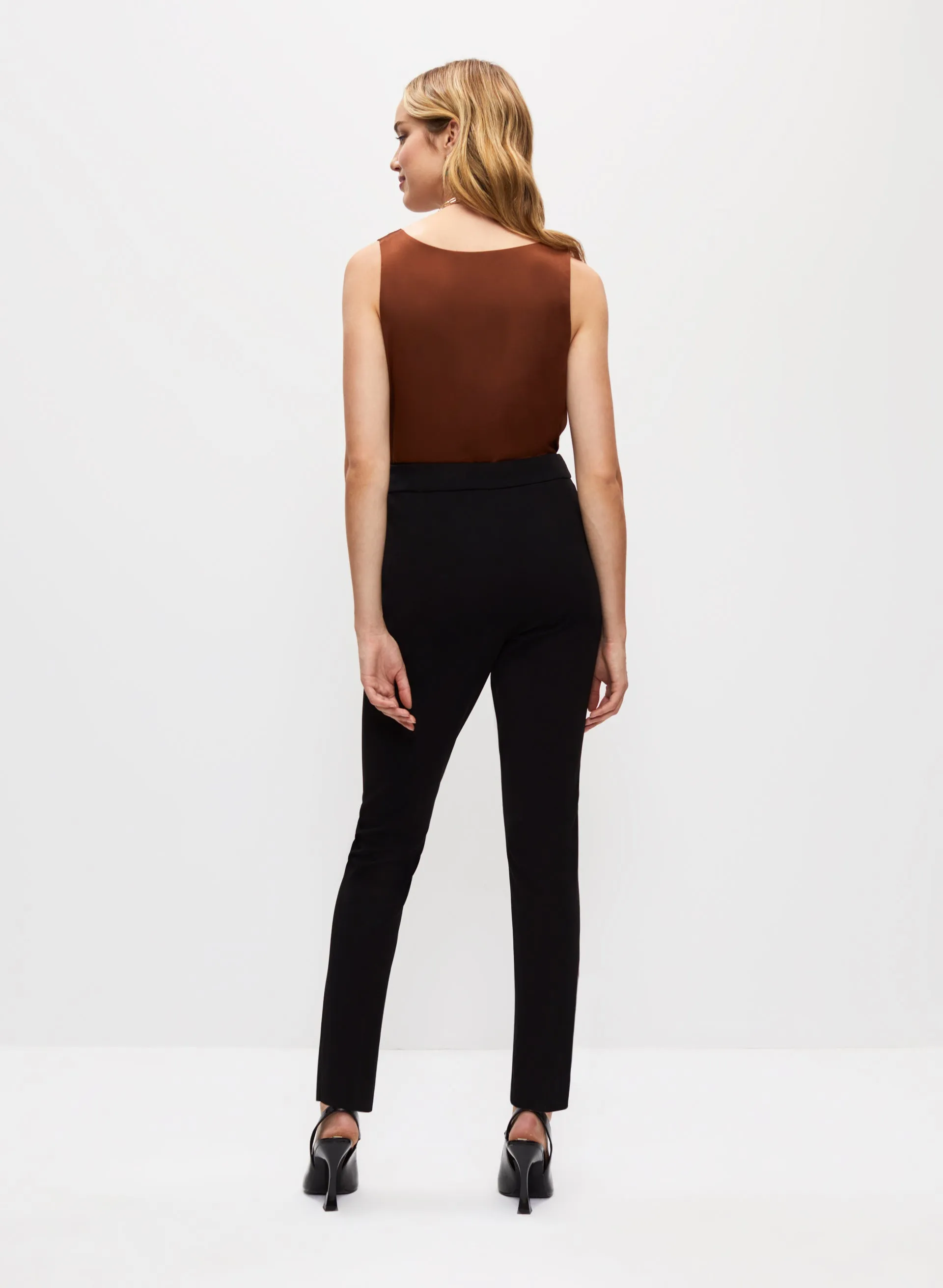 Slit Detail Slim Leg Pants sold by Melanie Lyne product image thumbnail 2