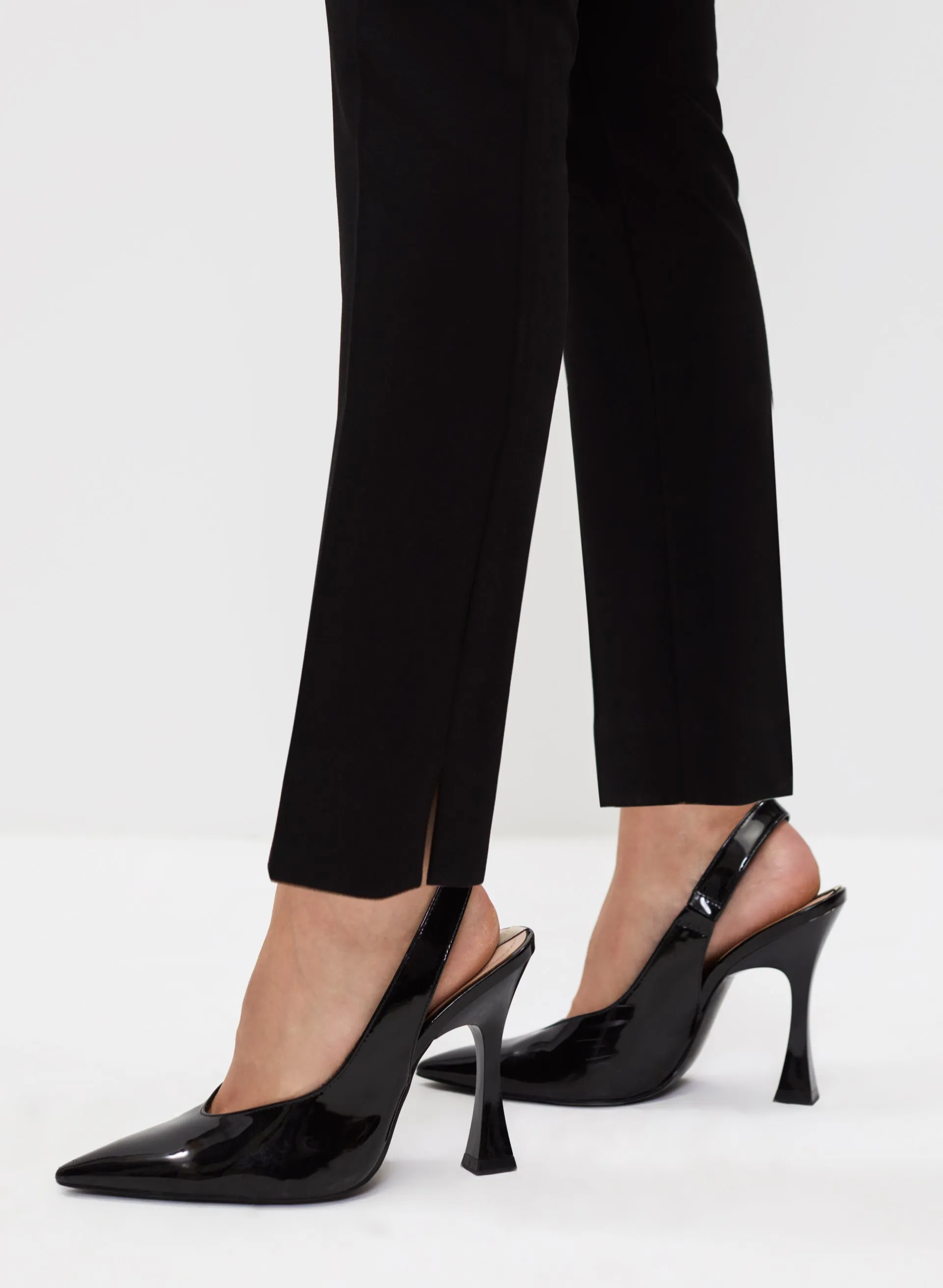Slit Detail Slim Leg Pants sold by Melanie Lyne product image thumbnail 4