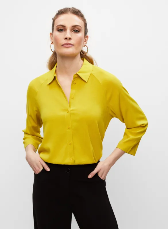 Textured Asymmetric Blouse sold by Melanie Lyne