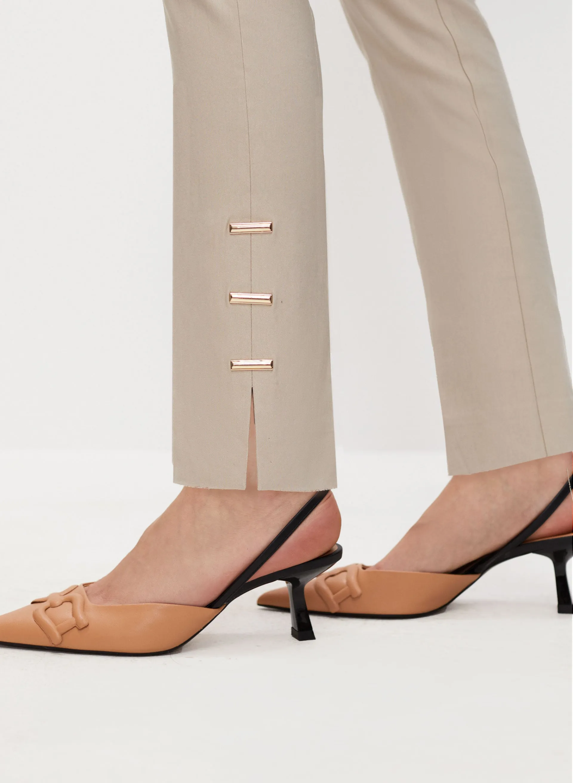 Slit Detail Pull-On Pants sold by Melanie Lyne product image thumbnail 2