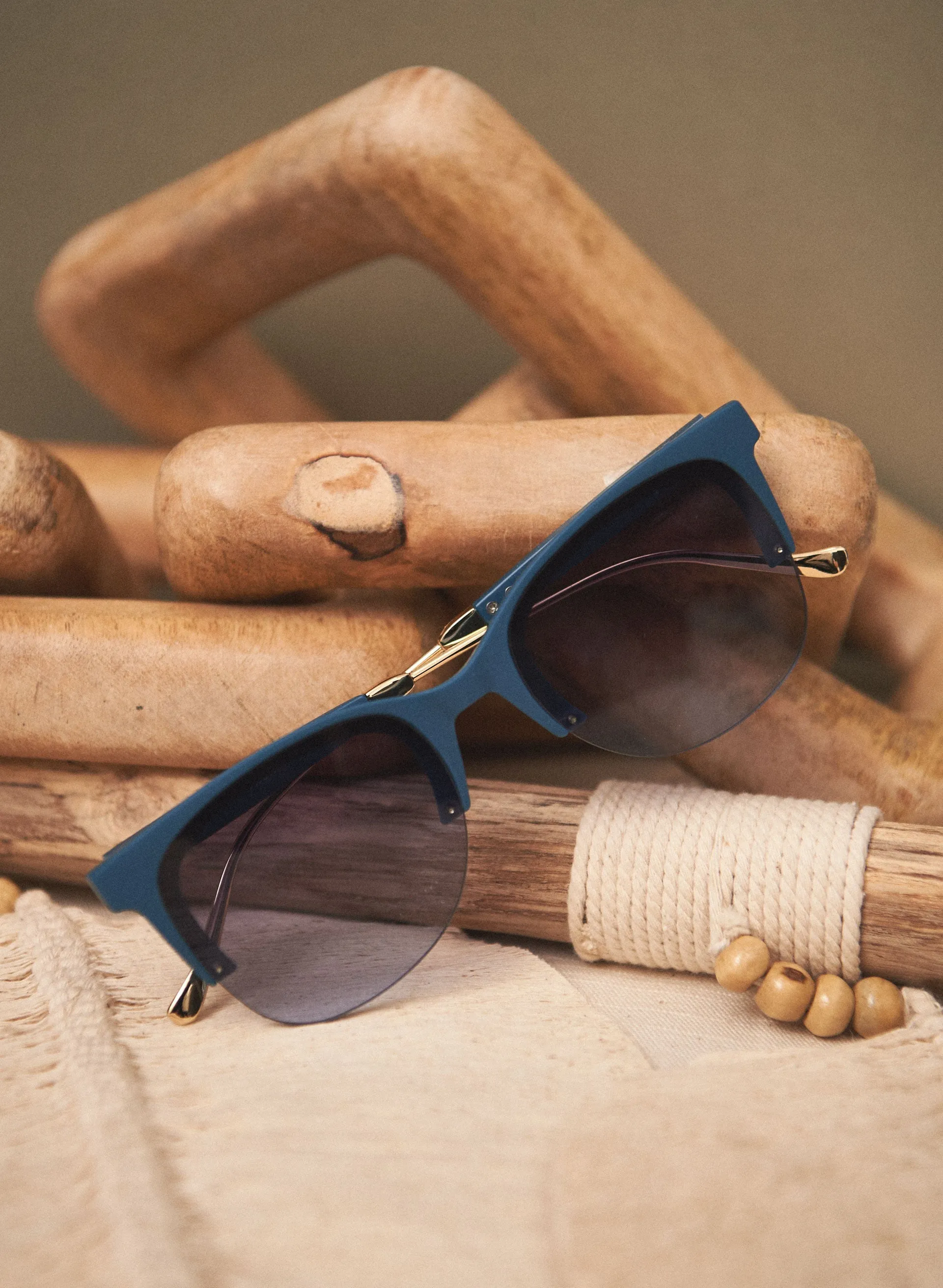 Clubmaster-Style Sunglasses sold by Melanie Lyne