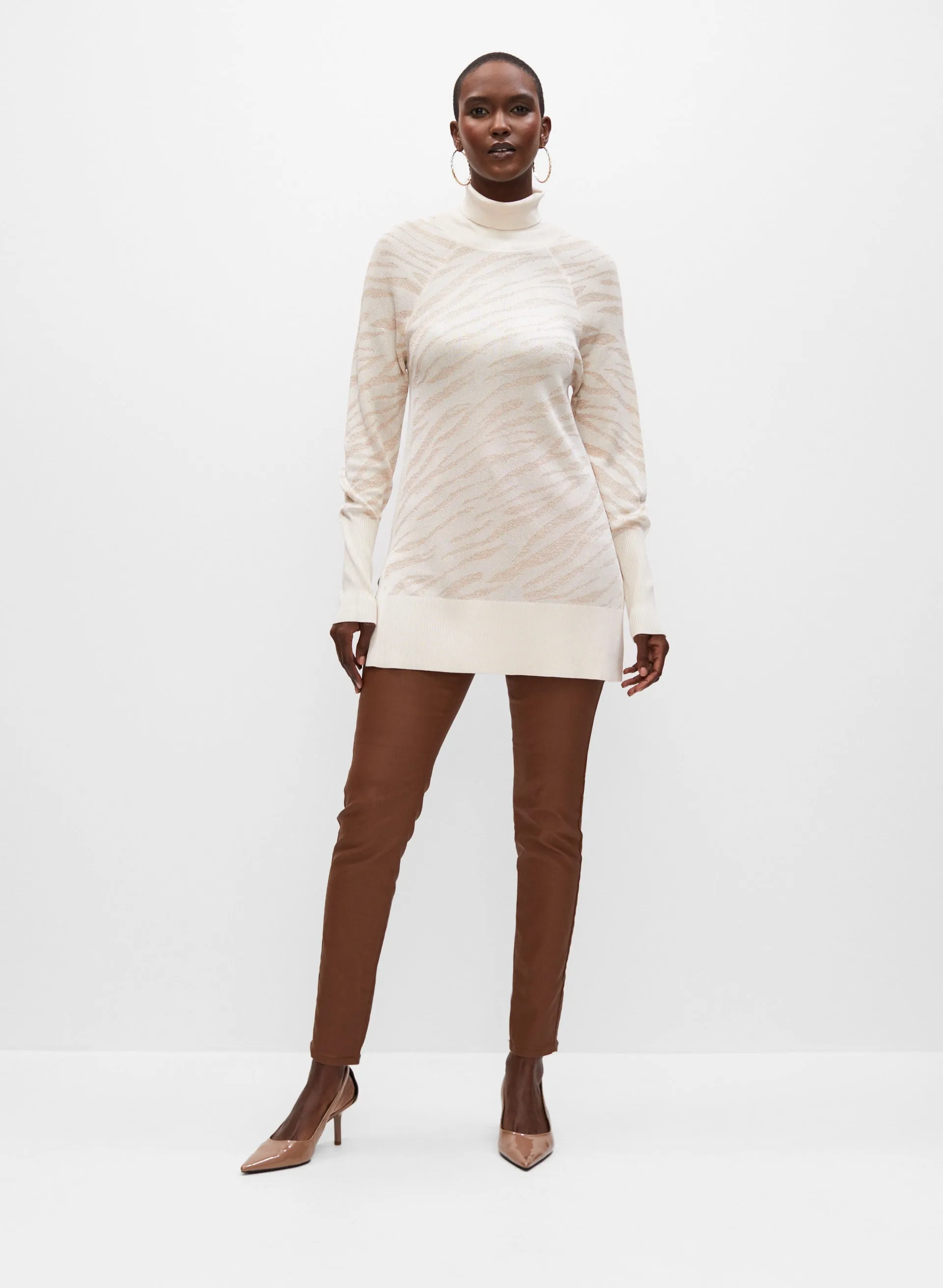 Glitter Zebra Motif Sweater sold by Melanie Lyne product image thumbnail 3