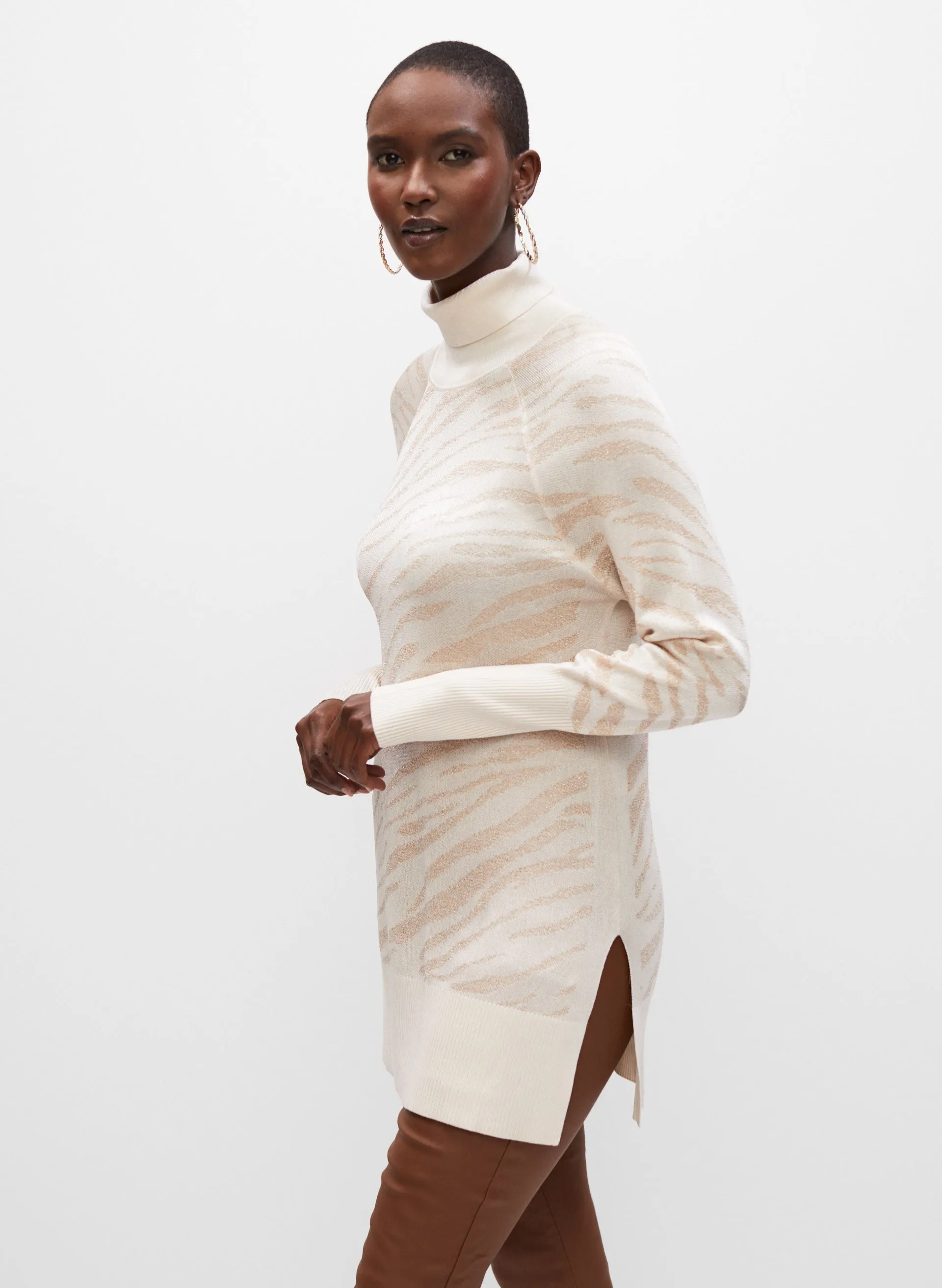 Glitter Zebra Motif Sweater sold by Melanie Lyne