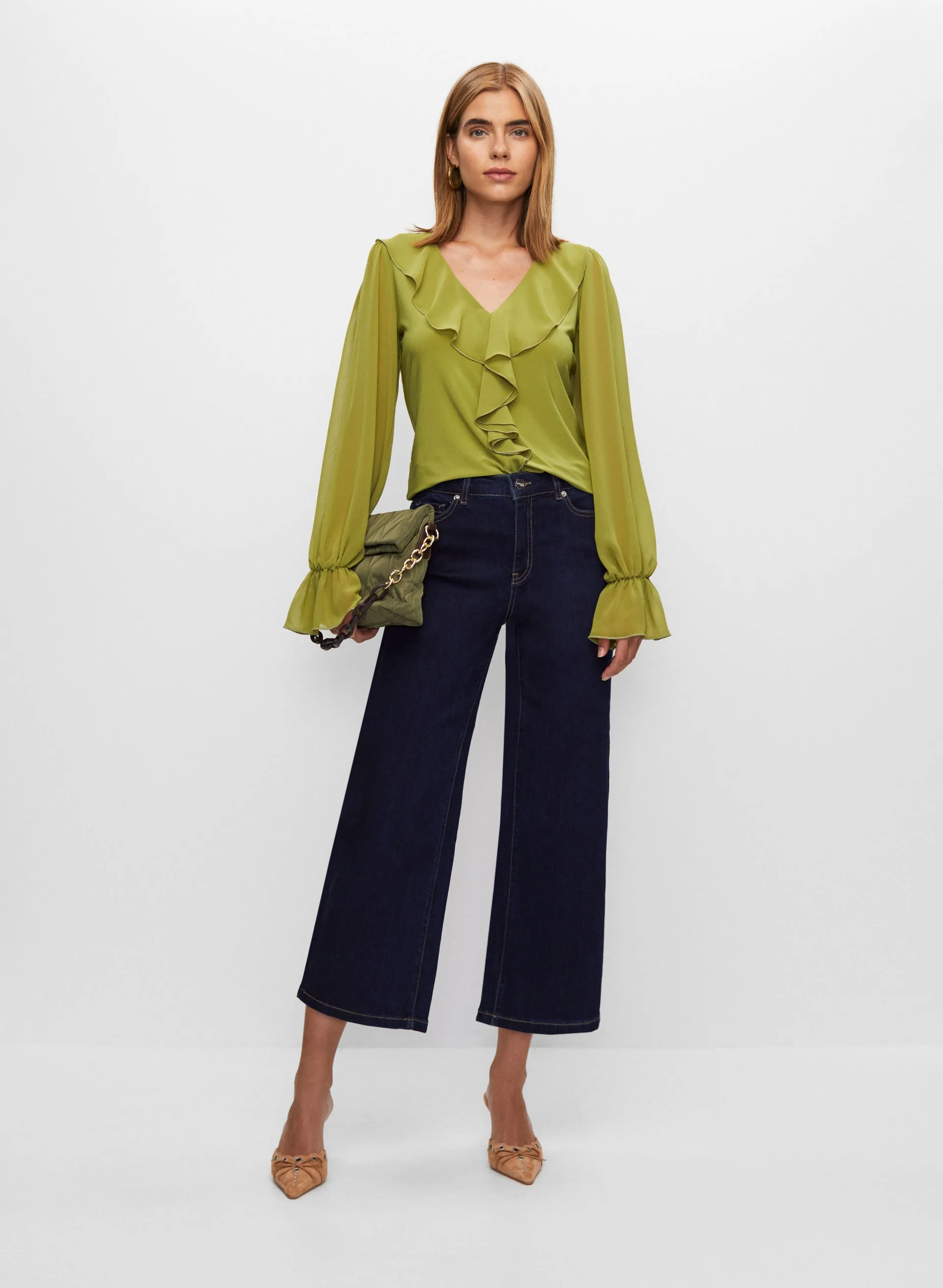 Wide Leg Culotte Jeans sold by Melanie Lyne product image thumbnail 3