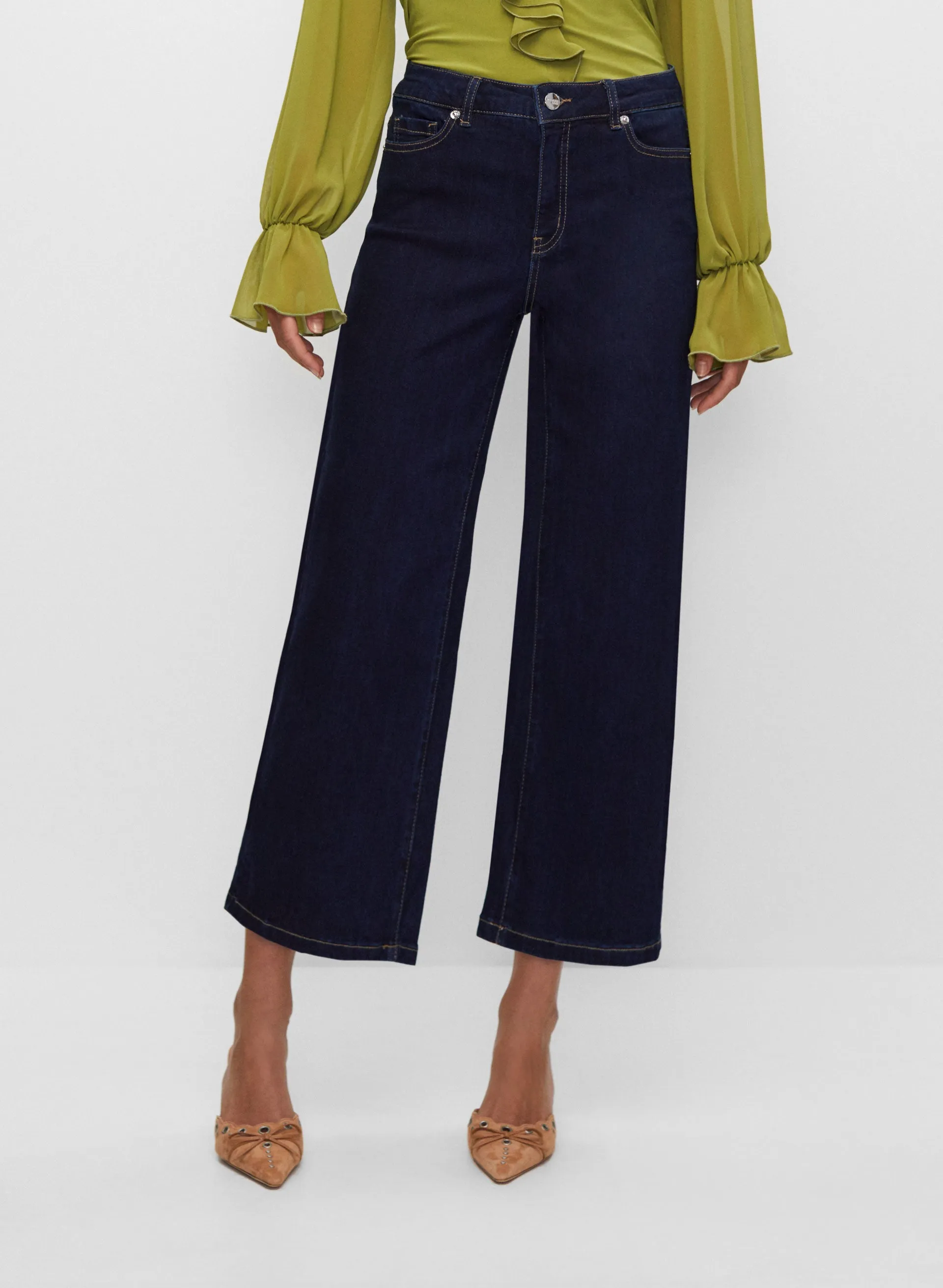 Wide Leg Culotte Jeans sold by Melanie Lyne
