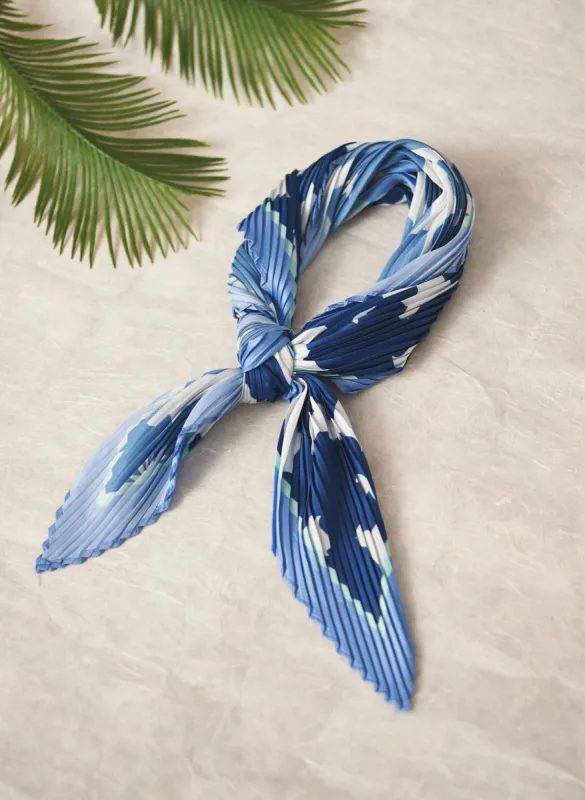 Floral Print Pleated Scarf sold by Melanie Lyne
