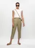 Linen-Blend Capri Pants sold by Melanie Lyne