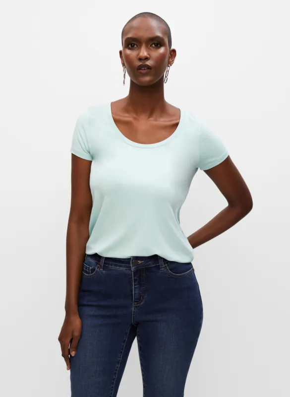 Scoop Neck Tee sold by Melanie Lyne