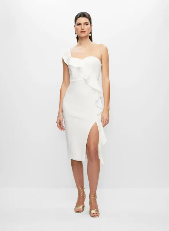 One-Shoulder Ruffle Dress sold by Melanie Lyne