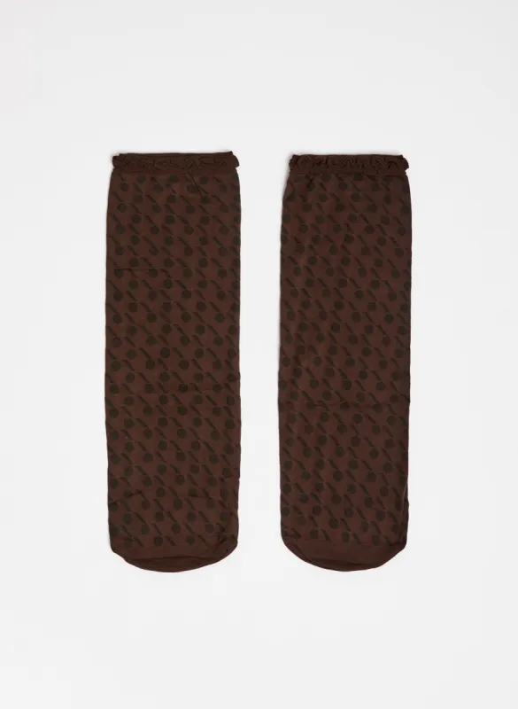 Mura - Geometric Sheer Anklet Socks sold by Melanie Lyne