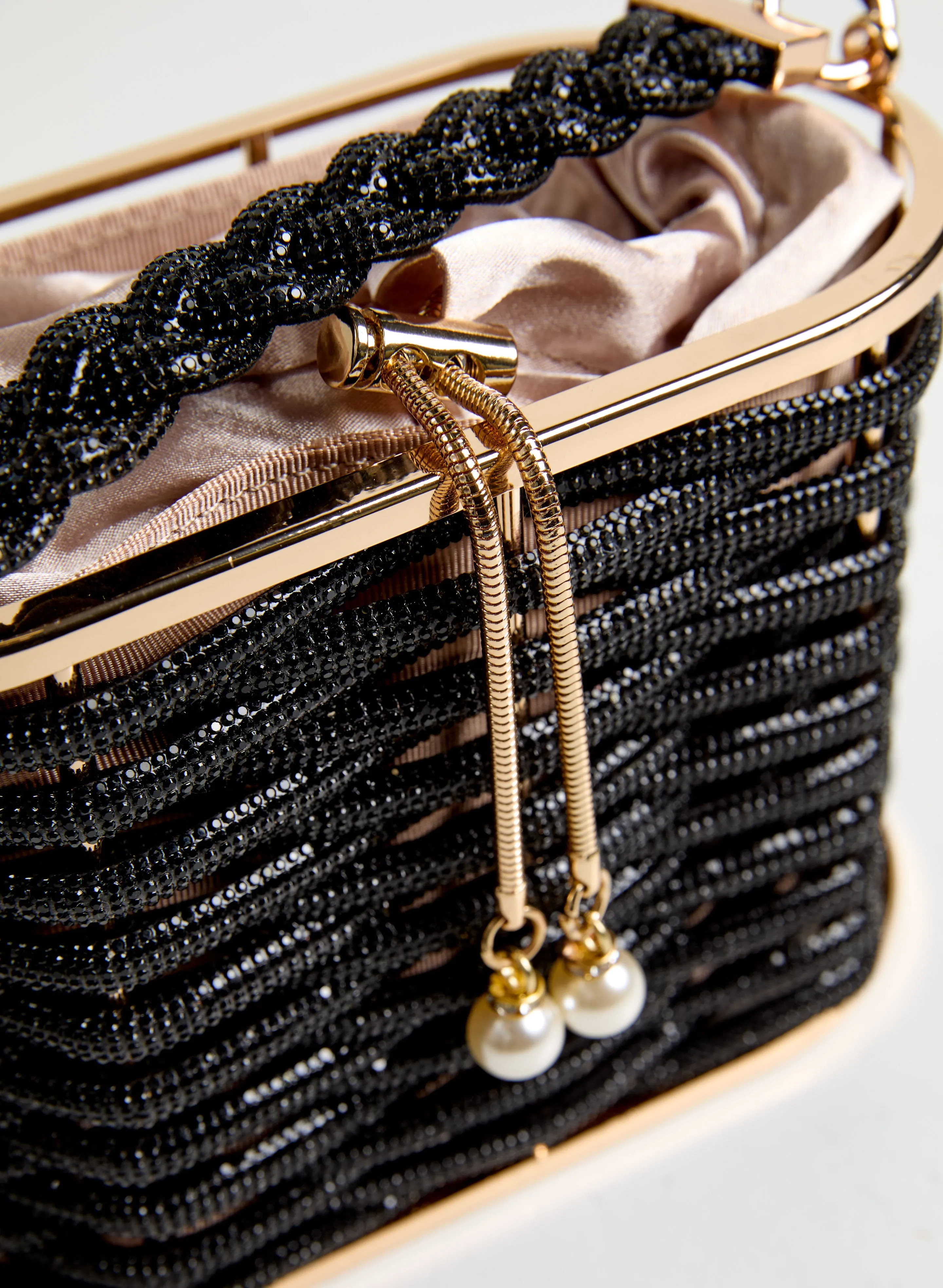 Satin Lined Woven Clutch sold by Melanie Lyne product image thumbnail 4