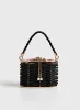 Satin Lined Woven Clutch sold by Melanie Lyne