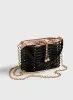 Satin Lined Woven Clutch sold by Melanie Lyne