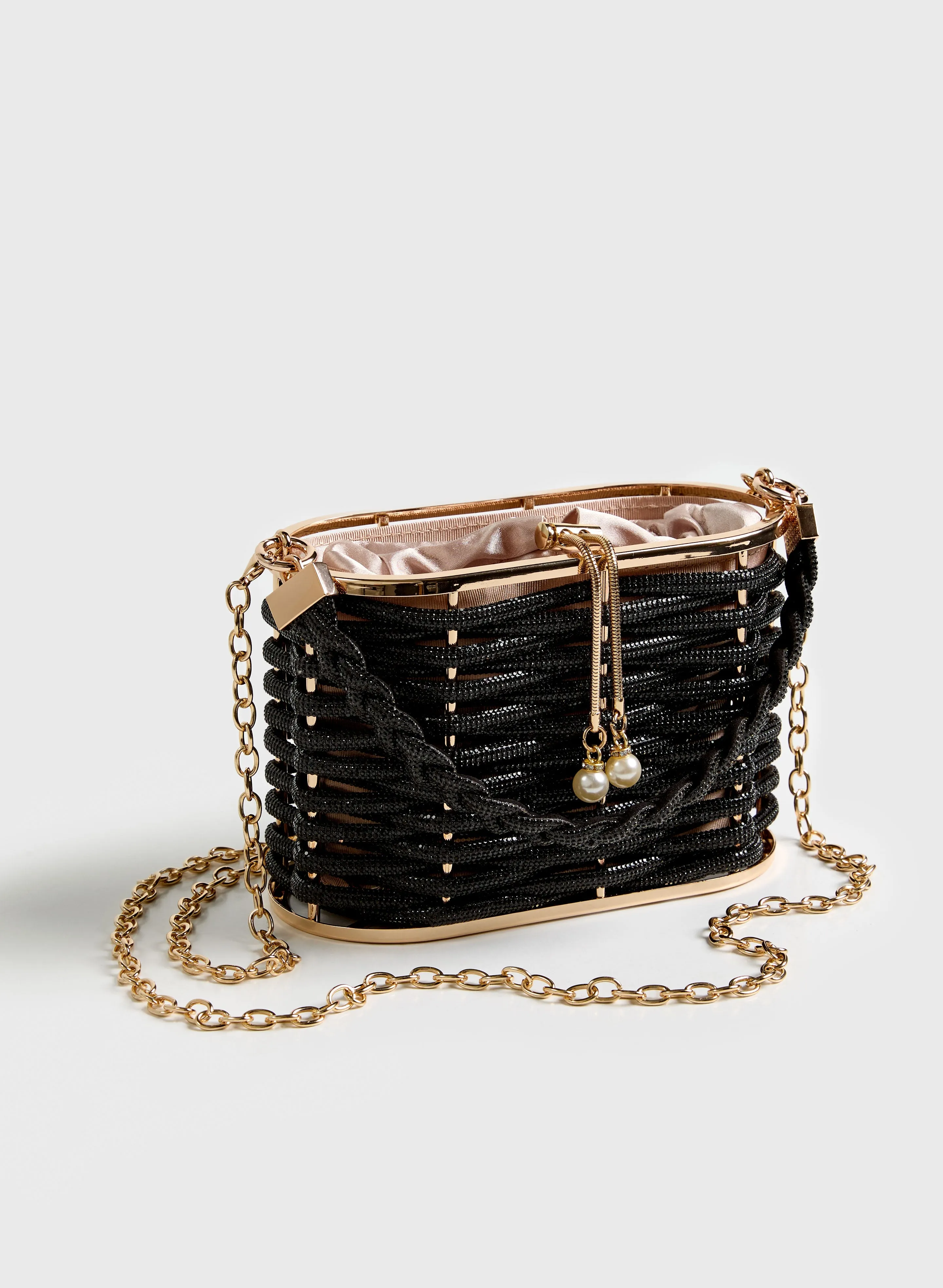 Satin Lined Woven Clutch sold by Melanie Lyne product image thumbnail 2