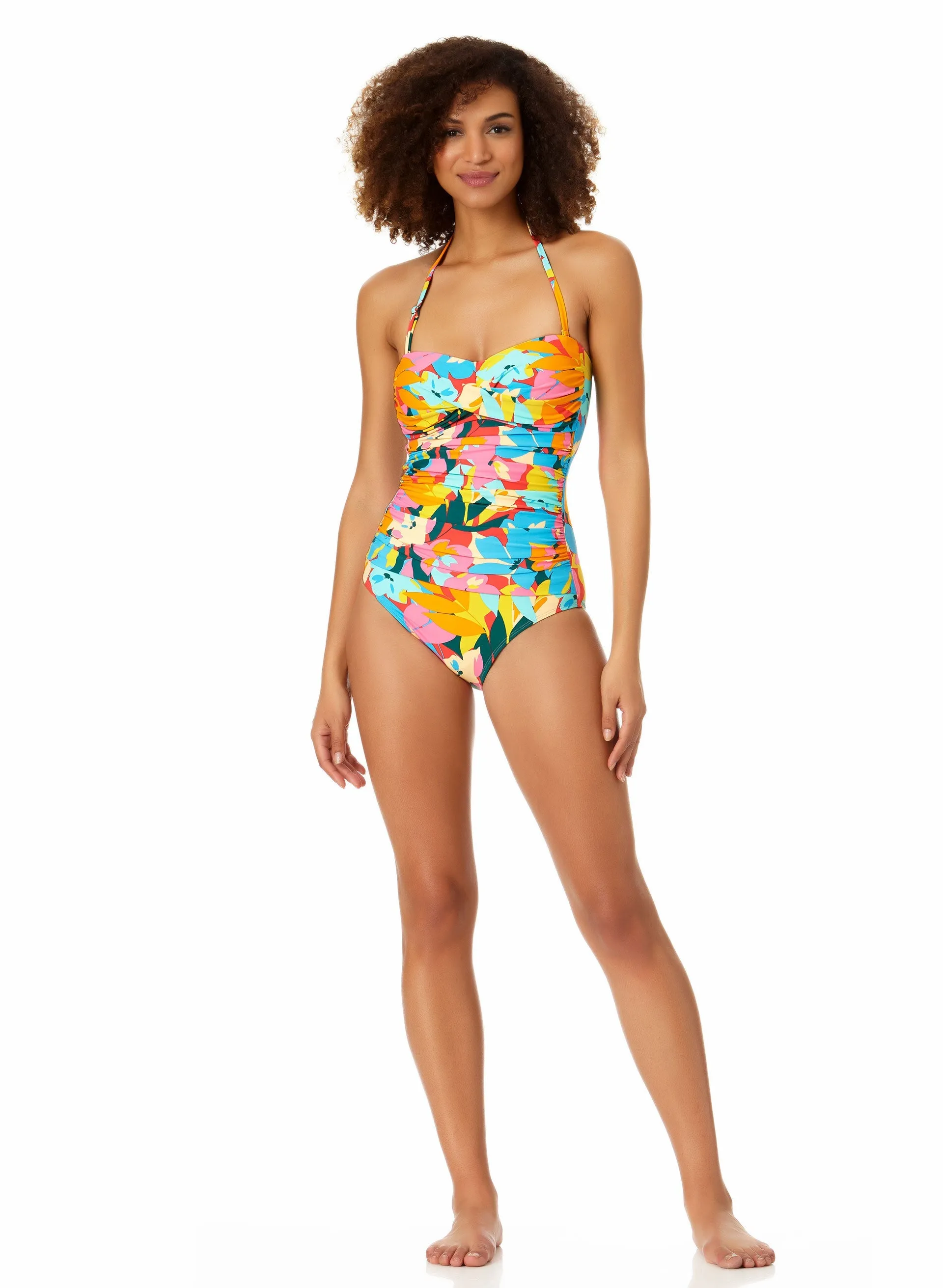 Anne Cole - Floral Print One-Piece Swimsuit sold by Melanie Lyne