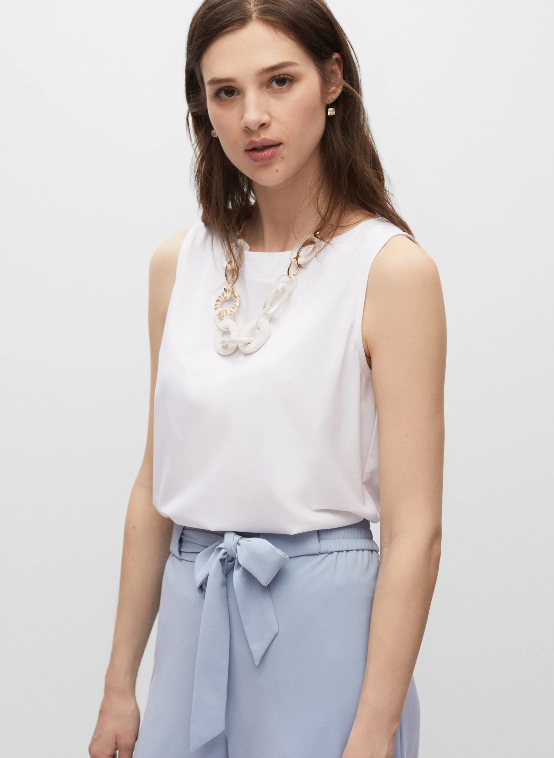 Belted Wide Leg Culotte Pants sold by Melanie Lyne product image thumbnail 2