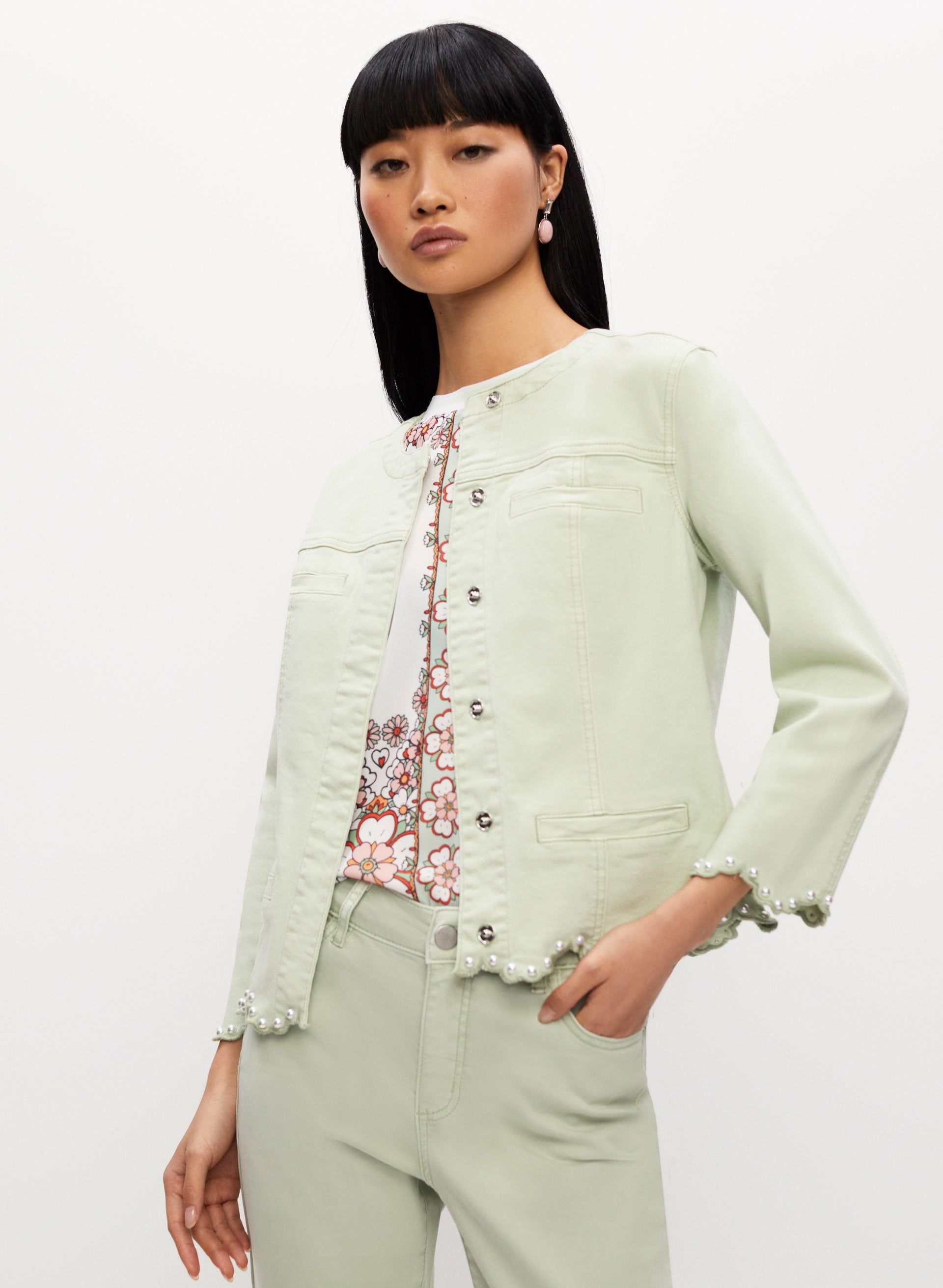 Pearl Detail Jacket sold by Melanie Lyne