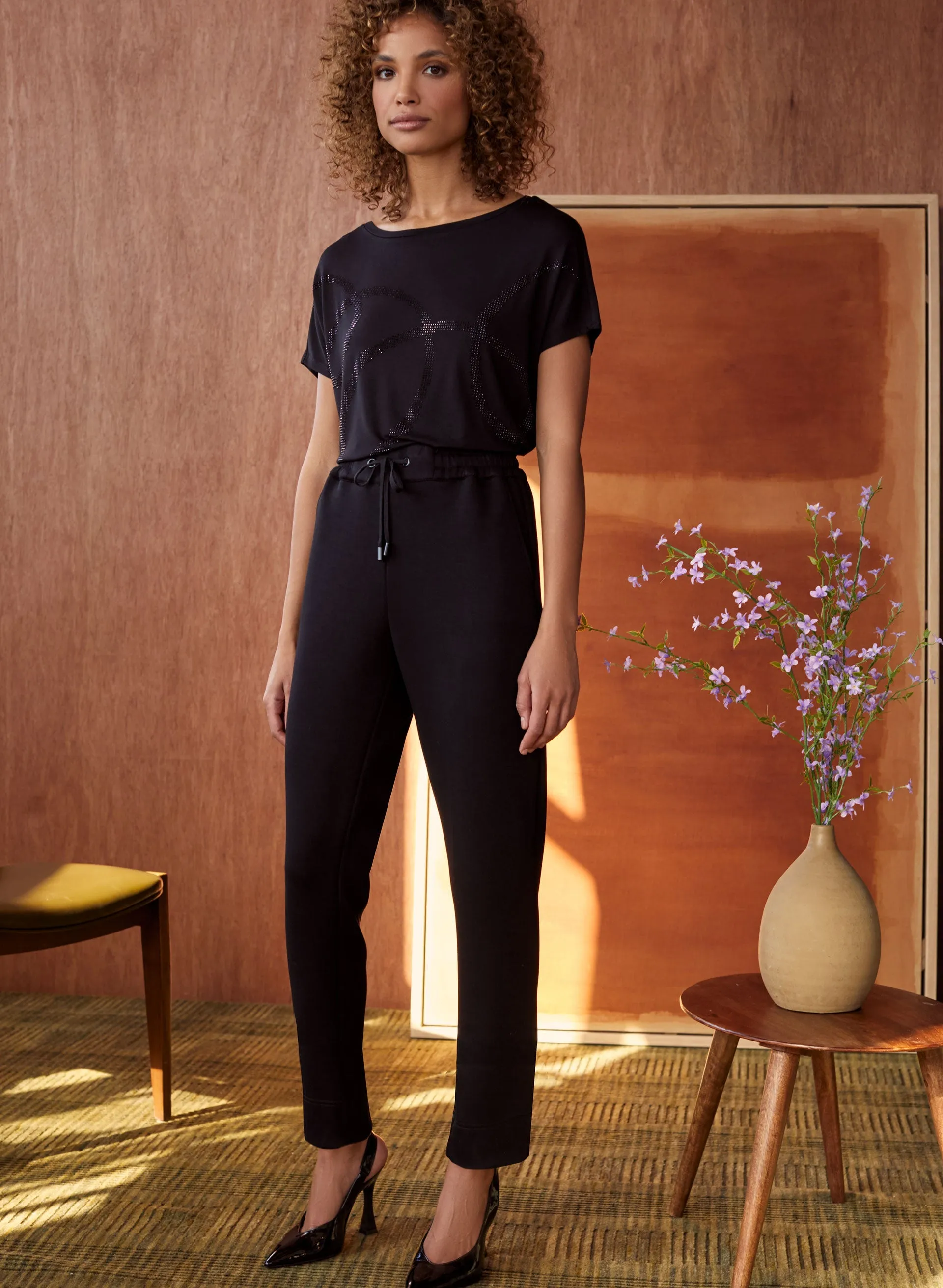 Rhinestone Detail Tee sold by Melanie Lyne product image thumbnail 2