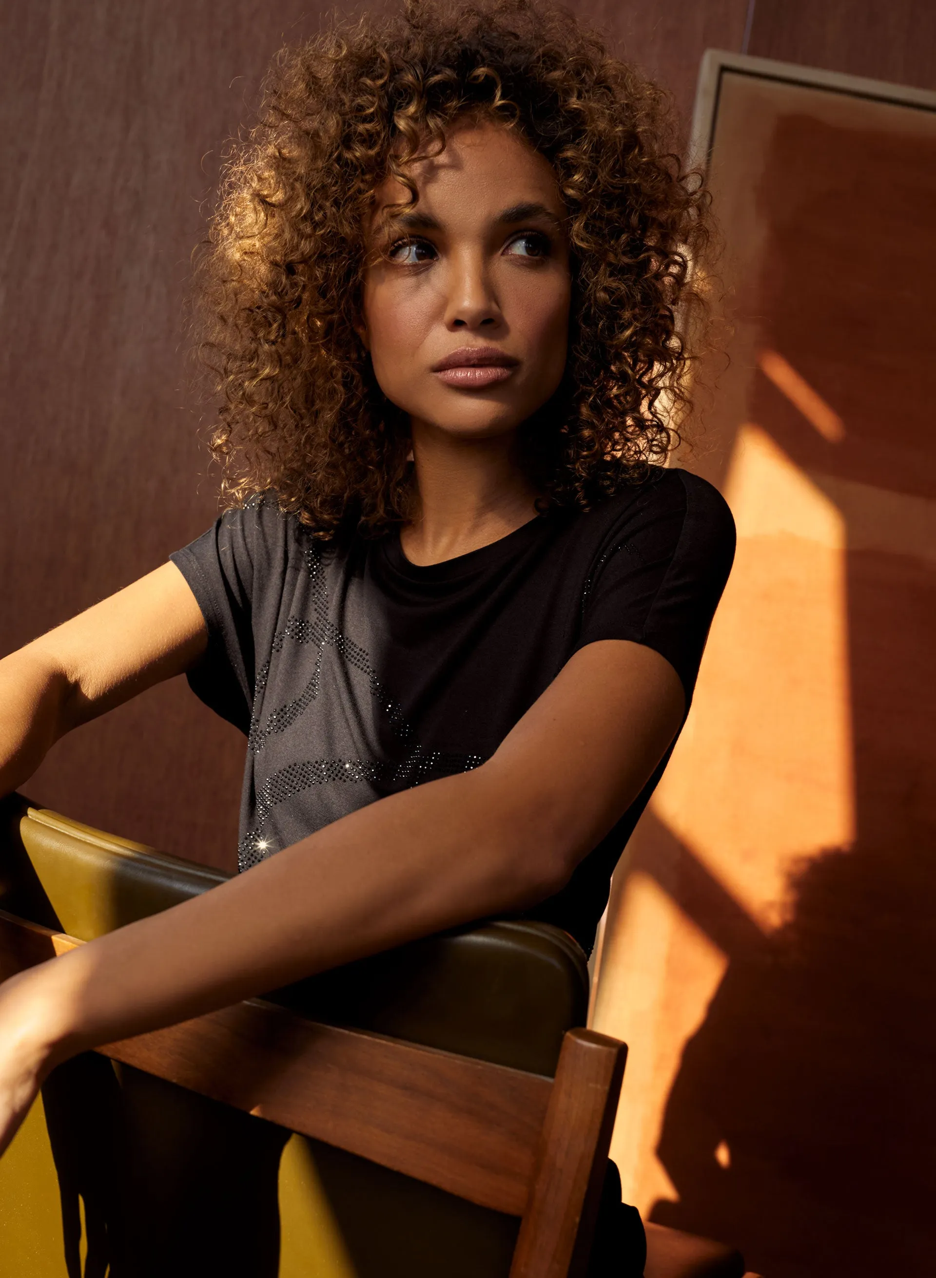 Rhinestone Detail Tee sold by Melanie Lyne product image thumbnail 3