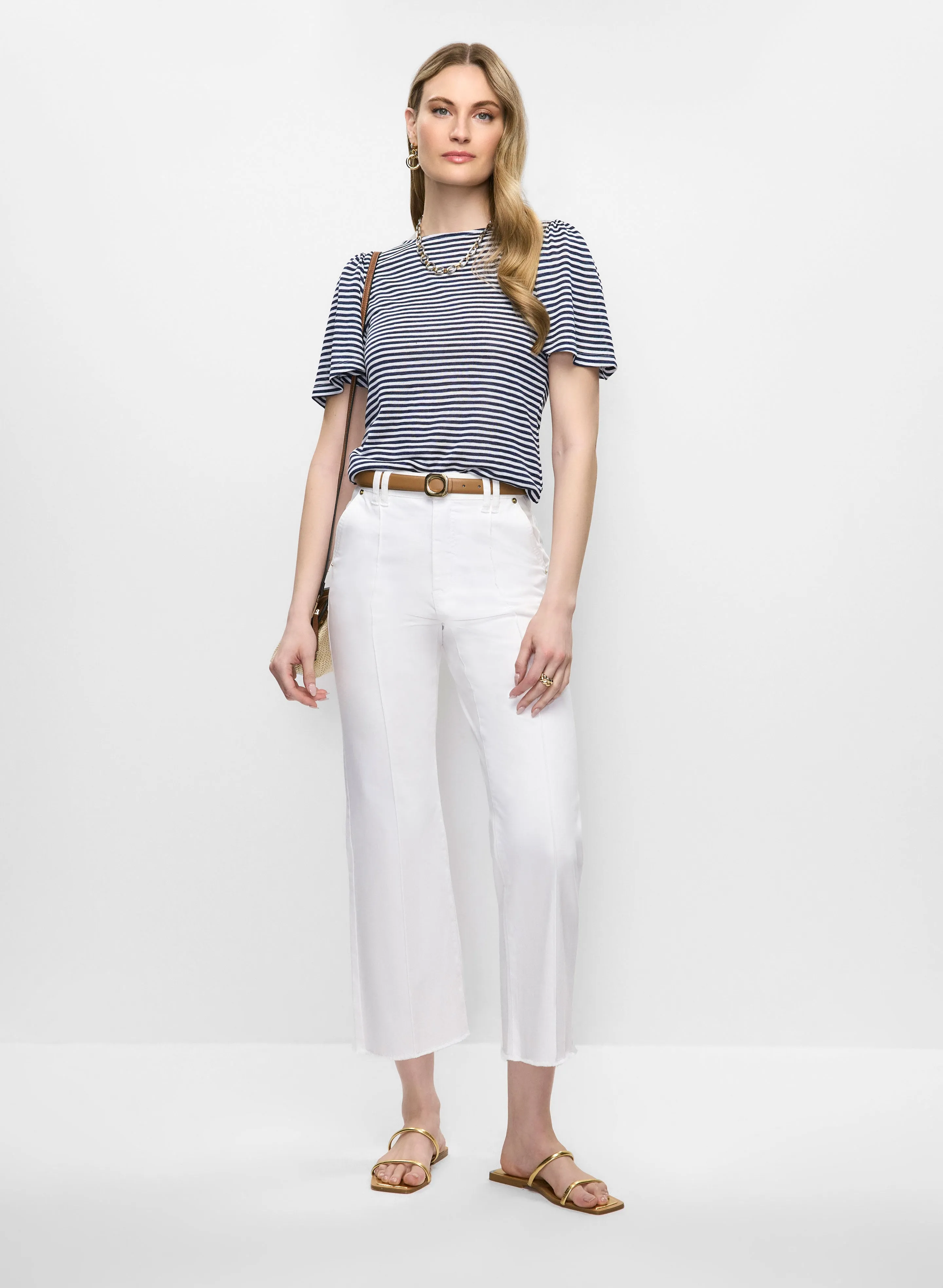 Striped T-Shirt & Denim Capris sold by Melanie Lyne