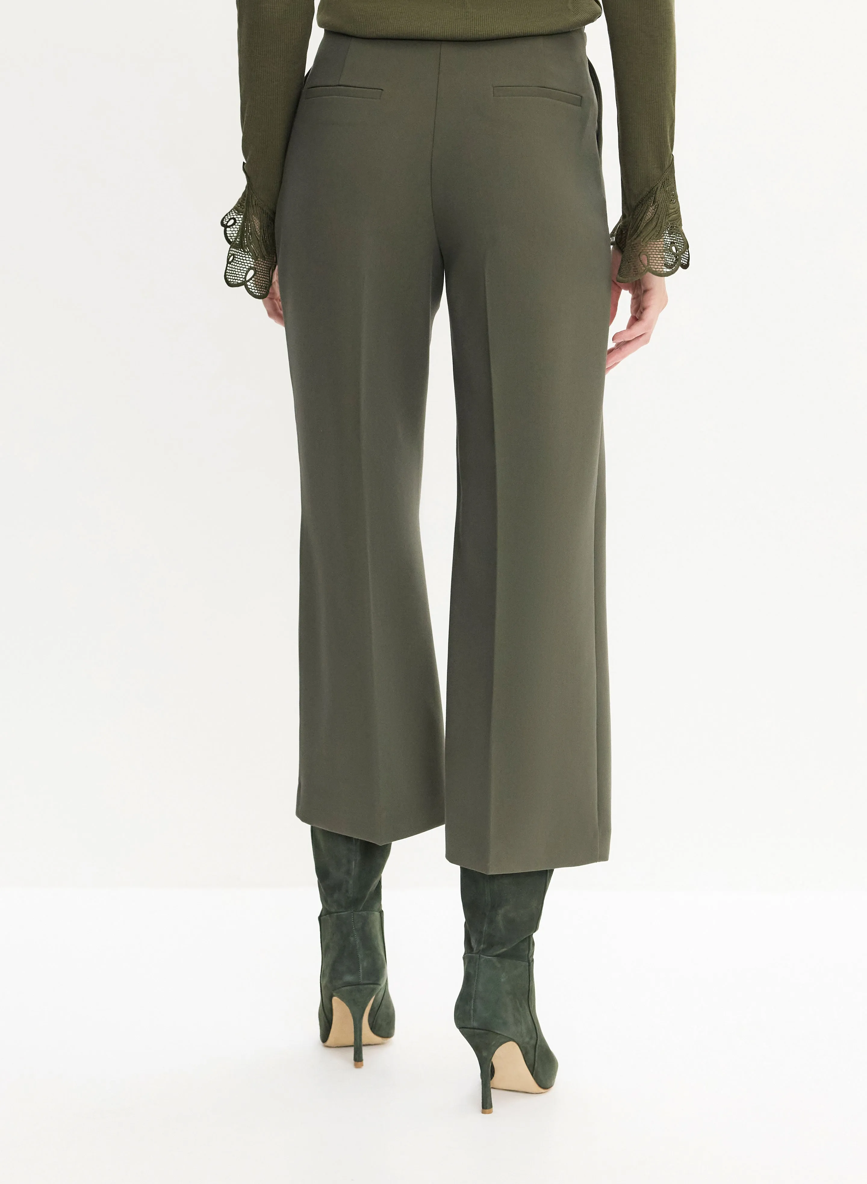 Belted Wide Leg Culotte Pants sold by Melanie Lyne product image thumbnail 2
