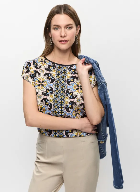 Mixed Print Top sold by Melanie Lyne