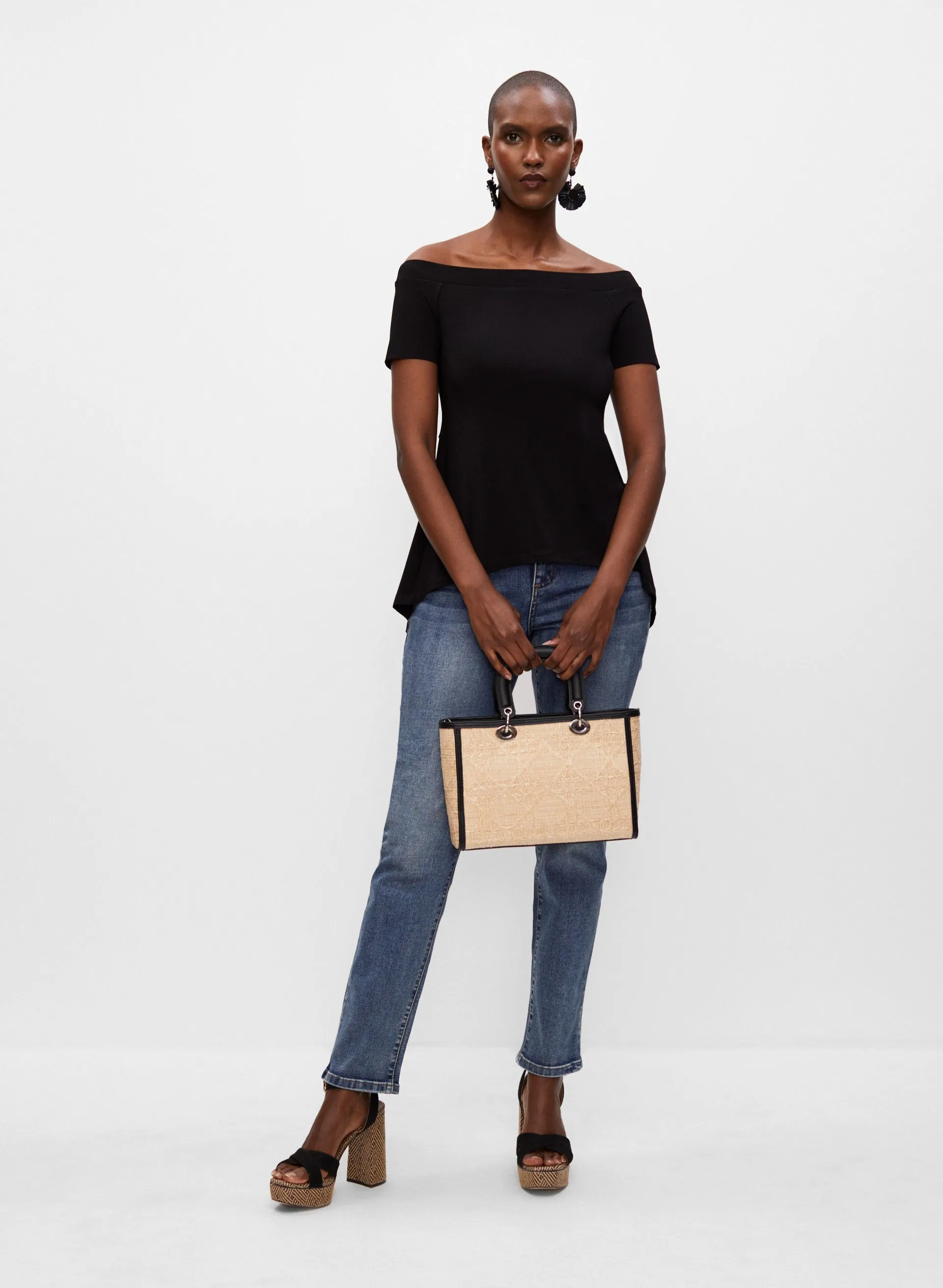 Bardot Neck Top sold by Melanie Lyne product image thumbnail 4