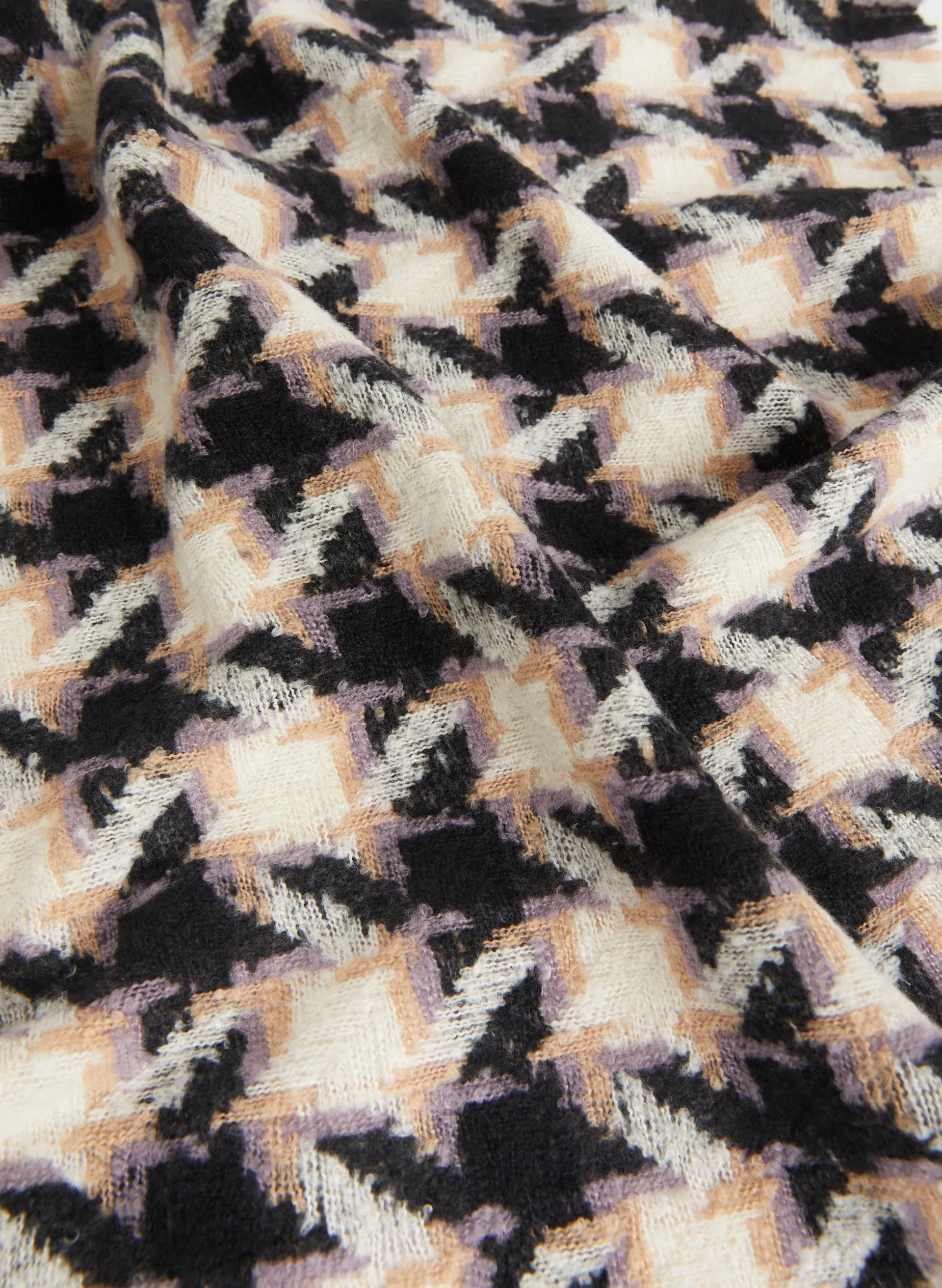 Houndstooth Print Scarf sold by Melanie Lyne product image thumbnail 2